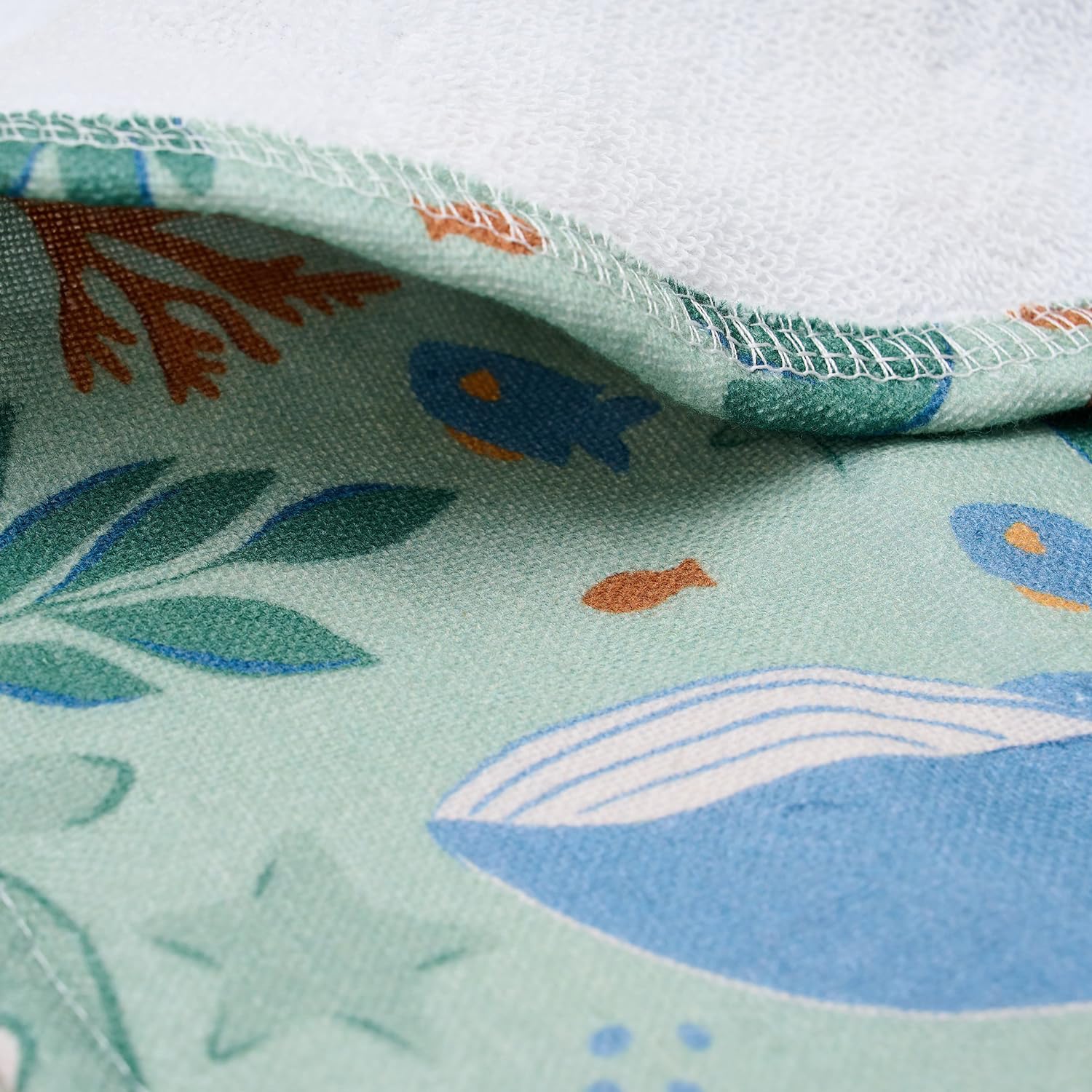 Badeponcho / Strandponcho - Ocean World grün