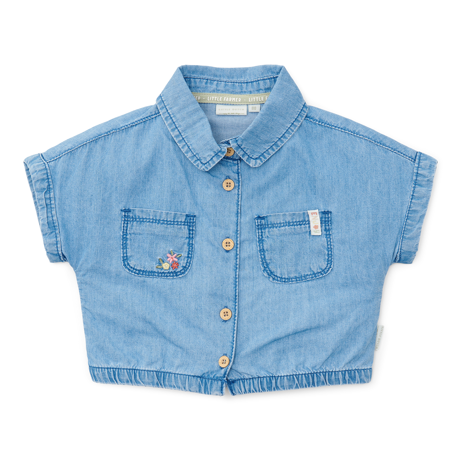 T-Shirt / Bluse Denim - Little Farm jeans (Gr. 74) T-Shirt / Bluse Denim - Little Farm jeans (Gr. 74)