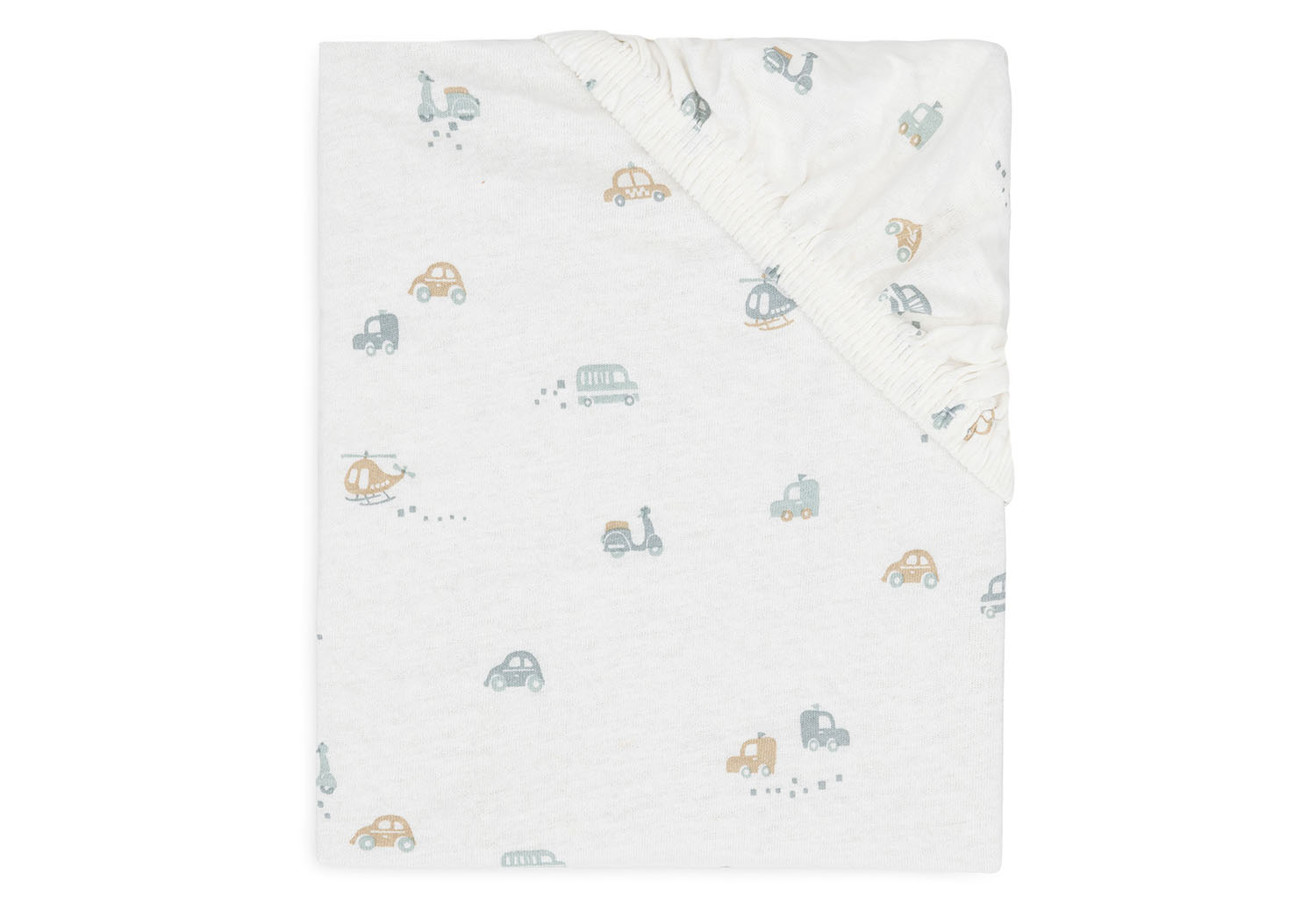 Spannbettlaken für Babybett - On the Go weiß (60x120 cm)