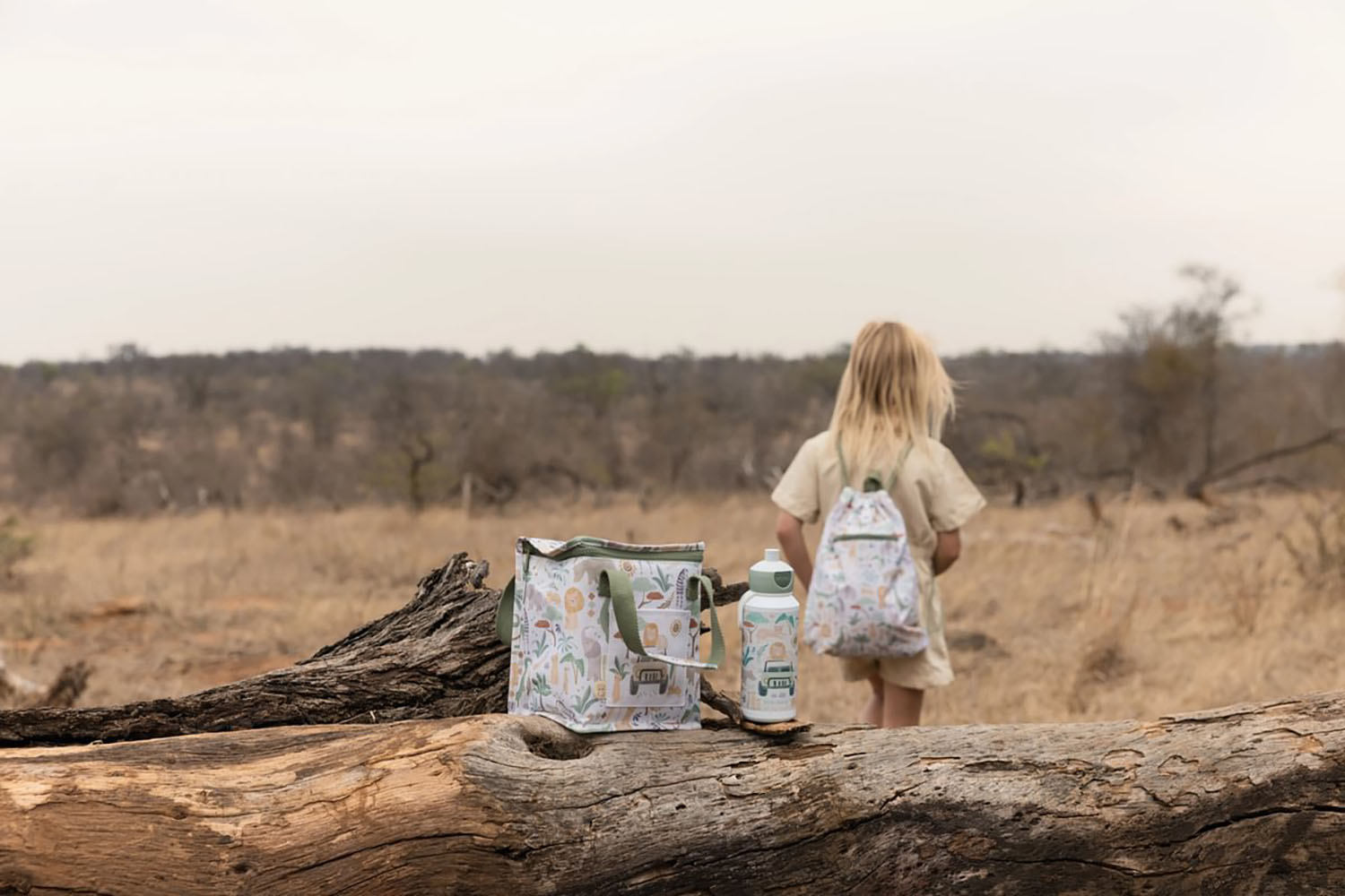 Trinkflasche Pop-up Campus - Safari Friends 400 ml