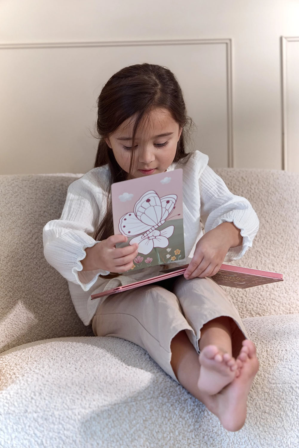 Zeichentablett / LCD Schreibtafel - Fairy Garden rosa