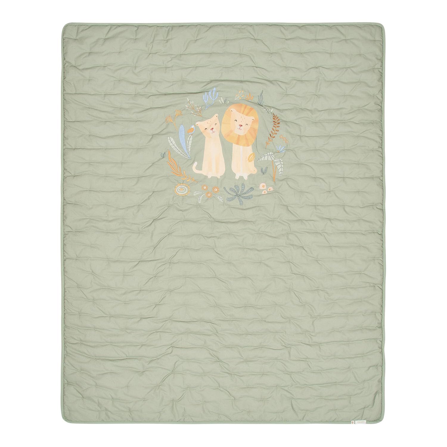 Babydecke Safari Wonders - Safari Friends grün (70x100 cm)