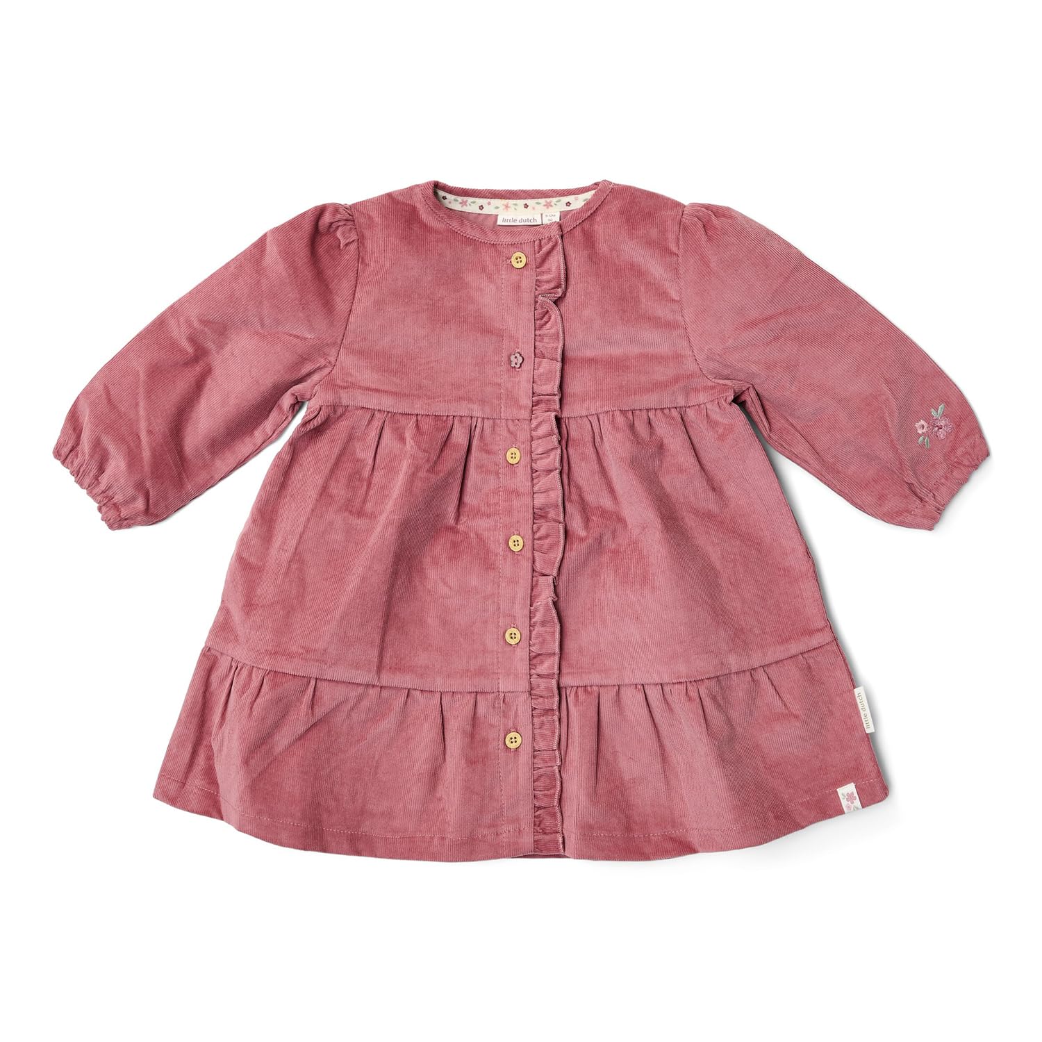 Kleid langärmlig Cord Rouge - Fairy Garden altrosa (Gr. 74)