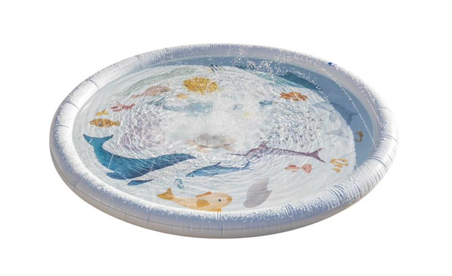Wasserspielmatte Sea Life blau
