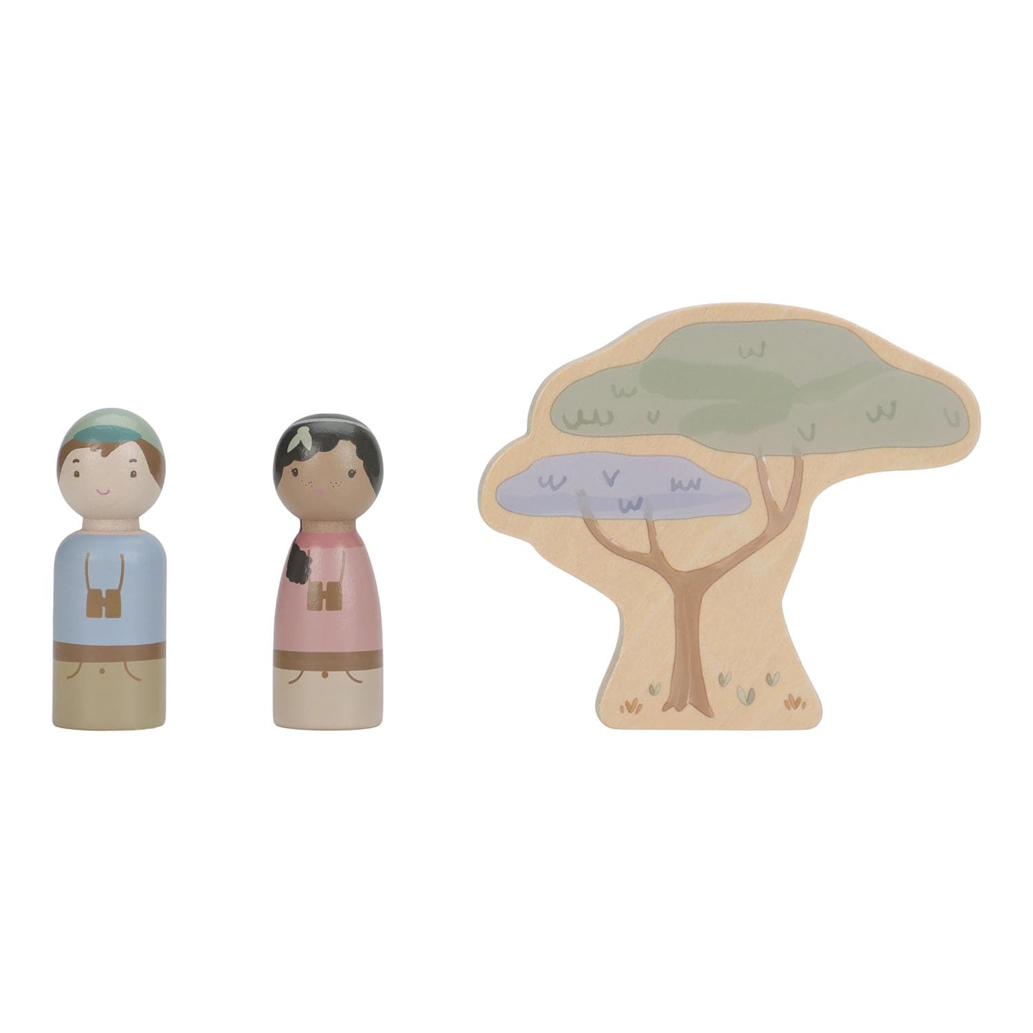 Holz Safari Auto - Safari Friends grün