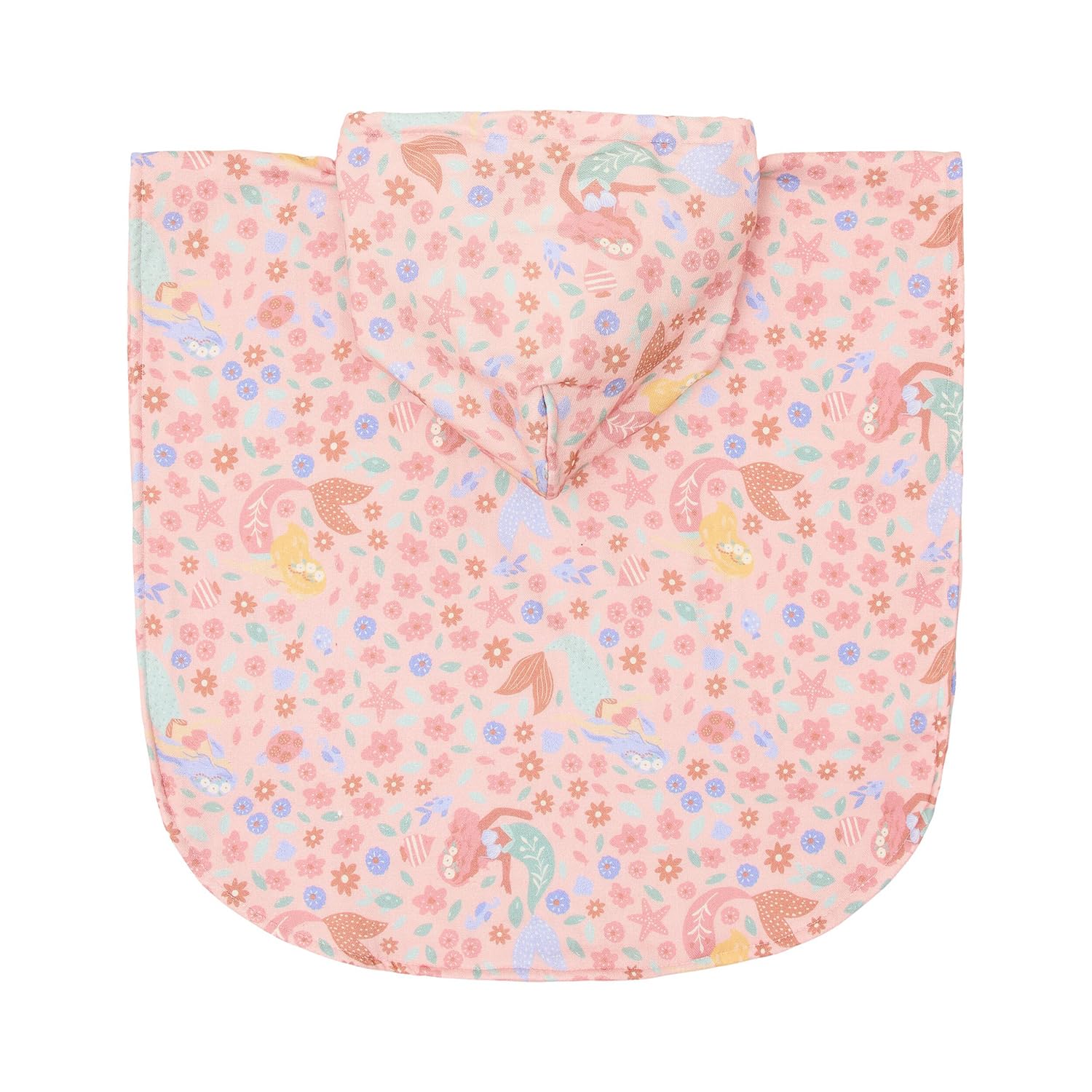 Badeponcho / Strandponcho - Dreamy Mermaid rosa