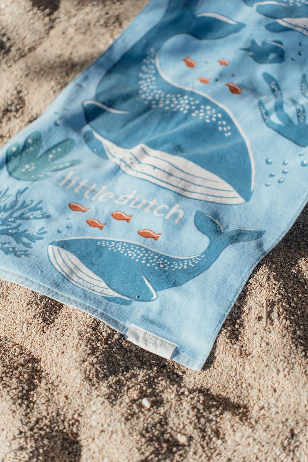 Handtuch / Strandhandtuch - Ocean World blau (60x120 cm)