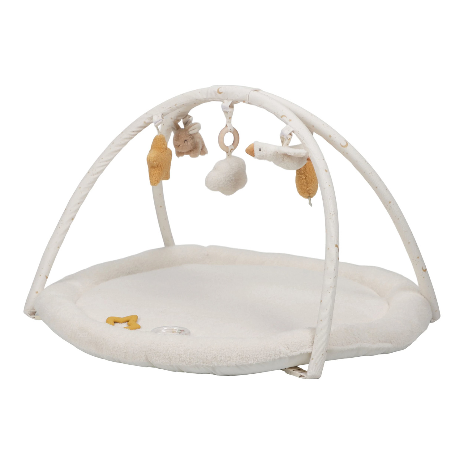 Krabbeldecke mit Spielbogen - Newborn Naturals weiß