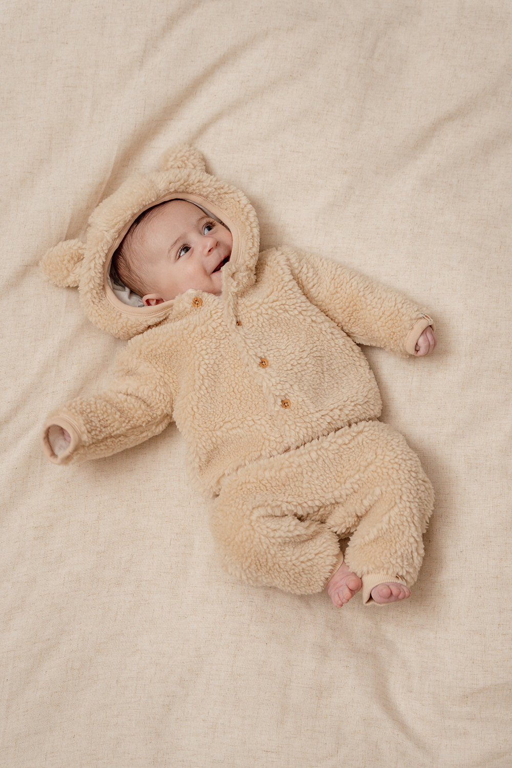 Hose Bunny Teddyfell Winter beige (Gr. 86)