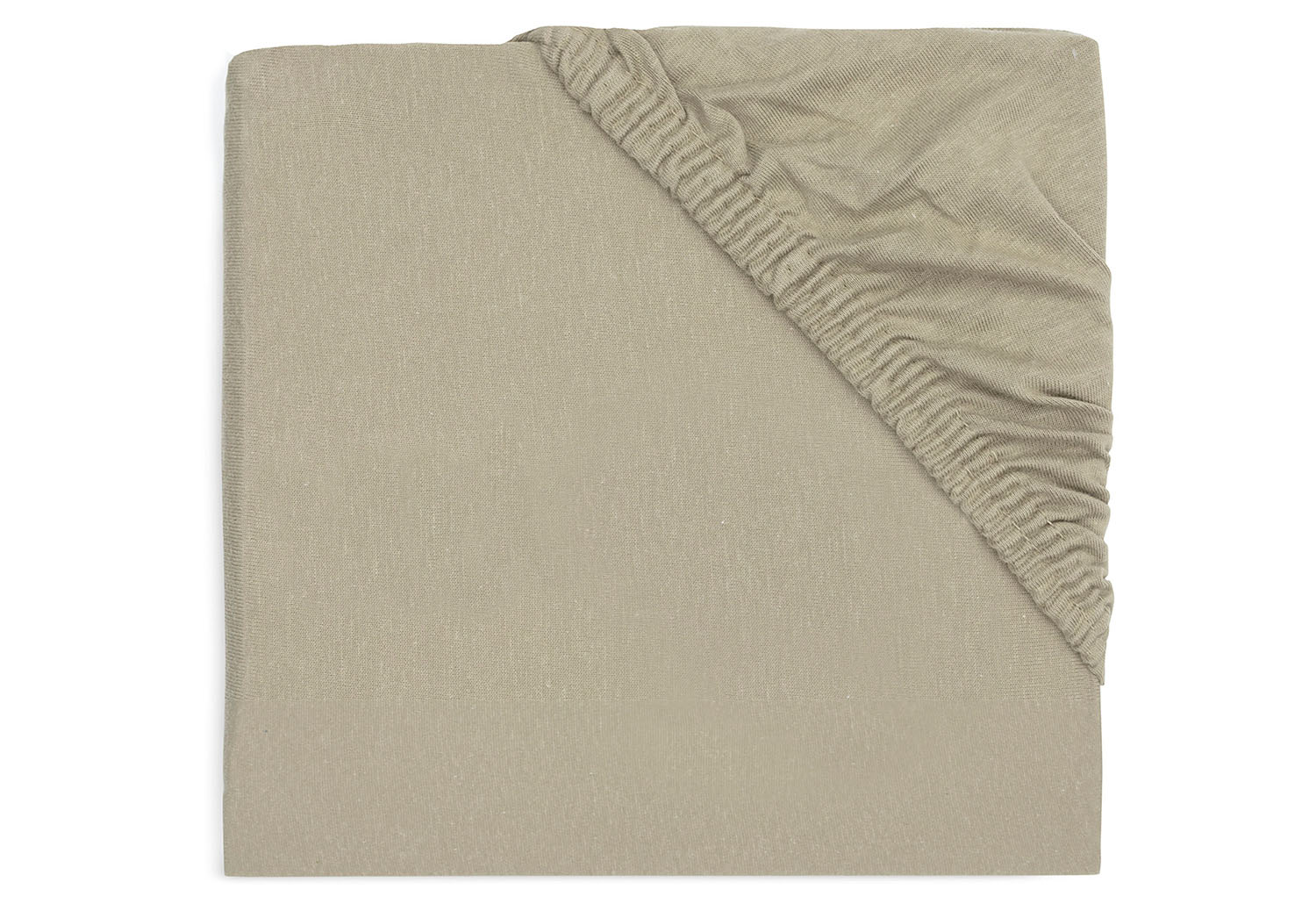 Spannbettlaken für Babybett - Jersey olive (60x120 cm) Spannbettlaken für Babybett - Jersey olive (60x120 cm)