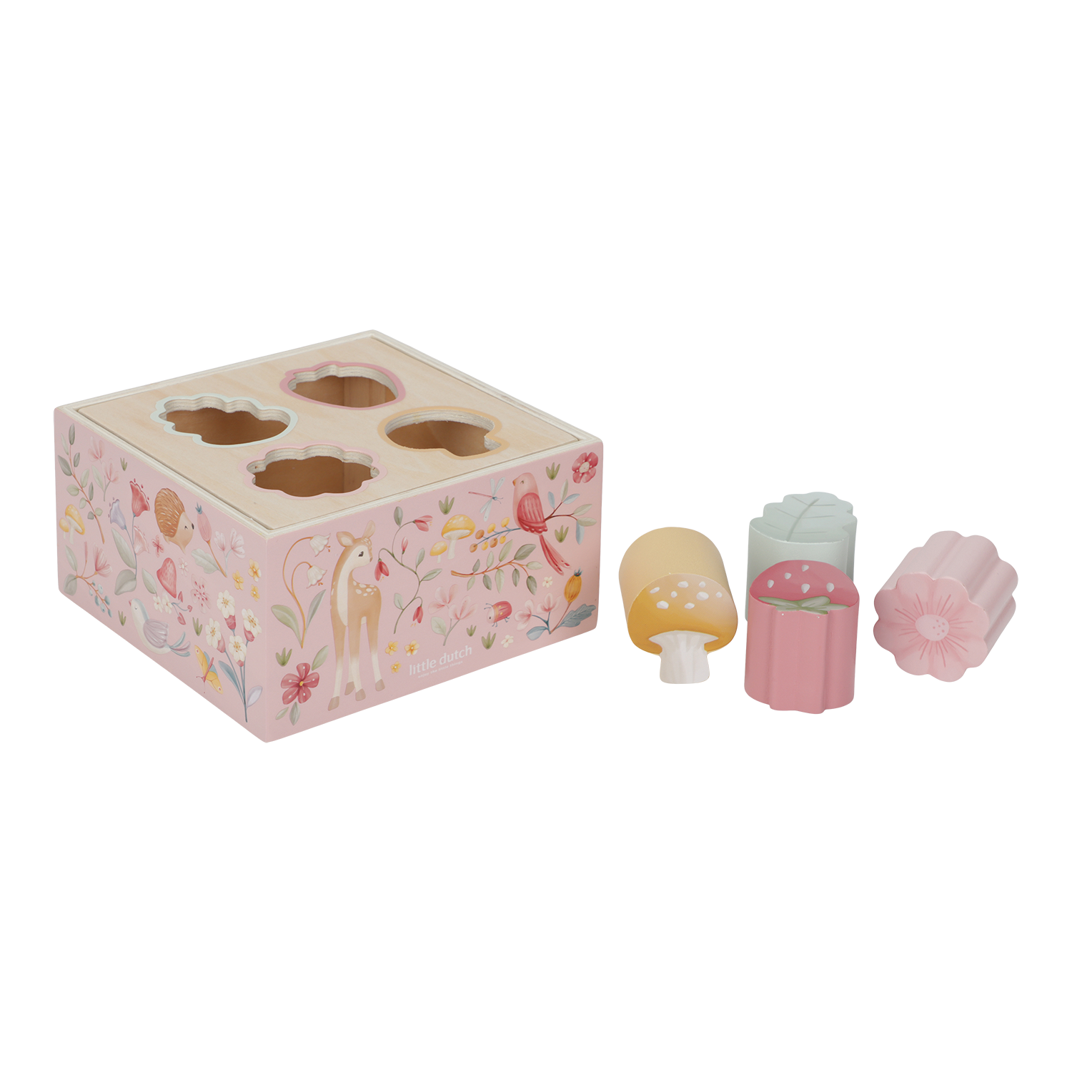 Holz Steckspiel (FSC) - Fairy Garden rosa Holz Steckspiel (FSC) - Fairy Garden rosa