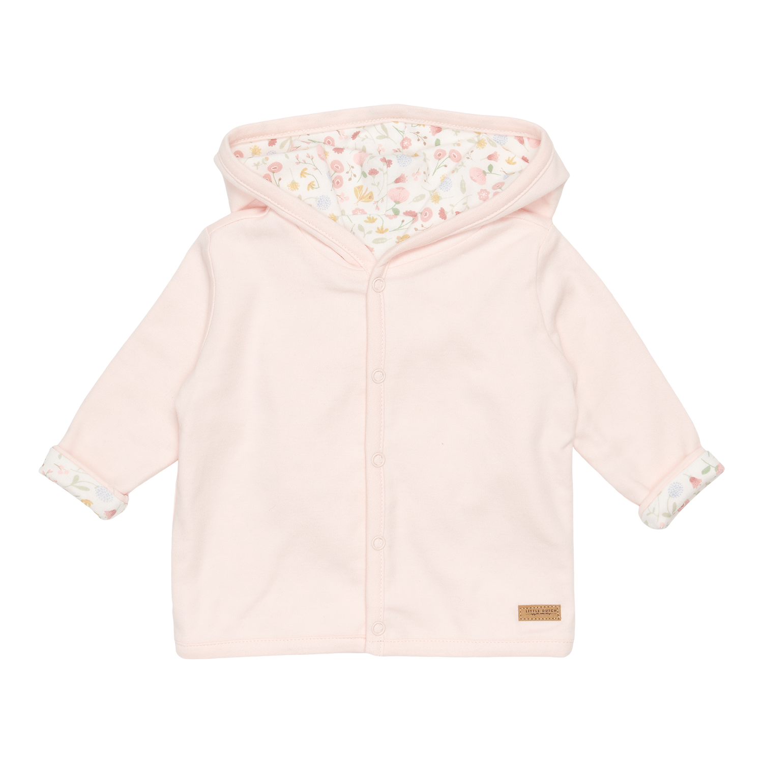 Wendejacke Flowers & Butterflies rosa / weiß (Gr. 50/56)