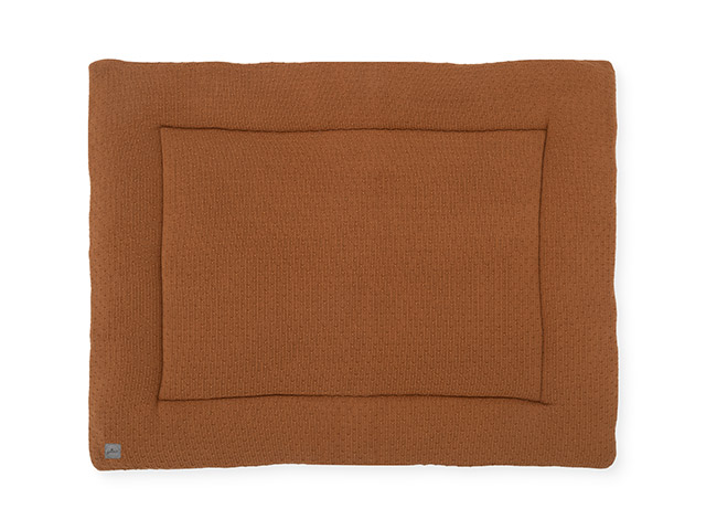Laufgittereinlage Krabbeldecke Strick Bliss Knit karamell (80x100 cm)