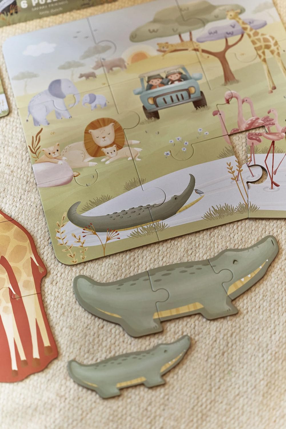 Puzzle 6in1 - Safari Friends