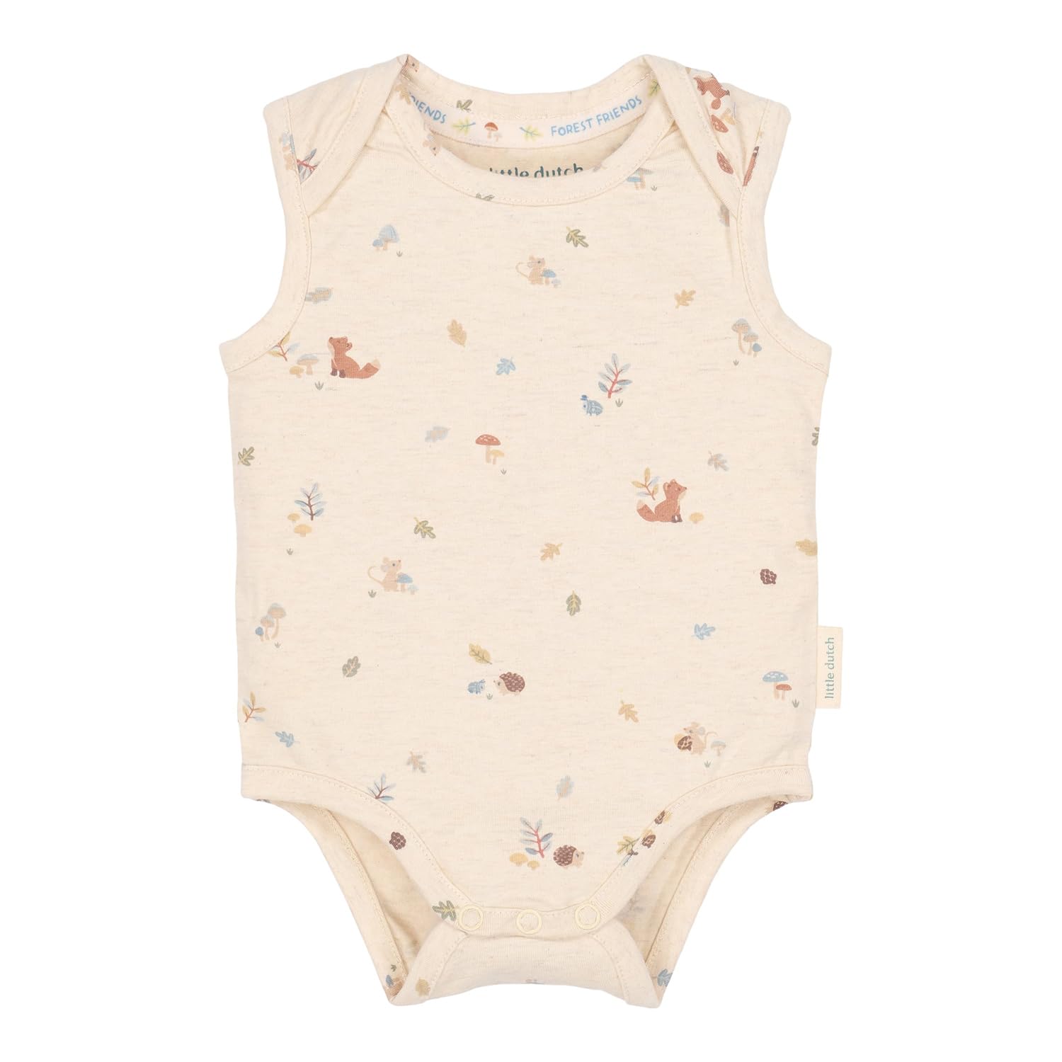 Body ärmellos Sand Melee - Forest Friends beige (Gr. 50)