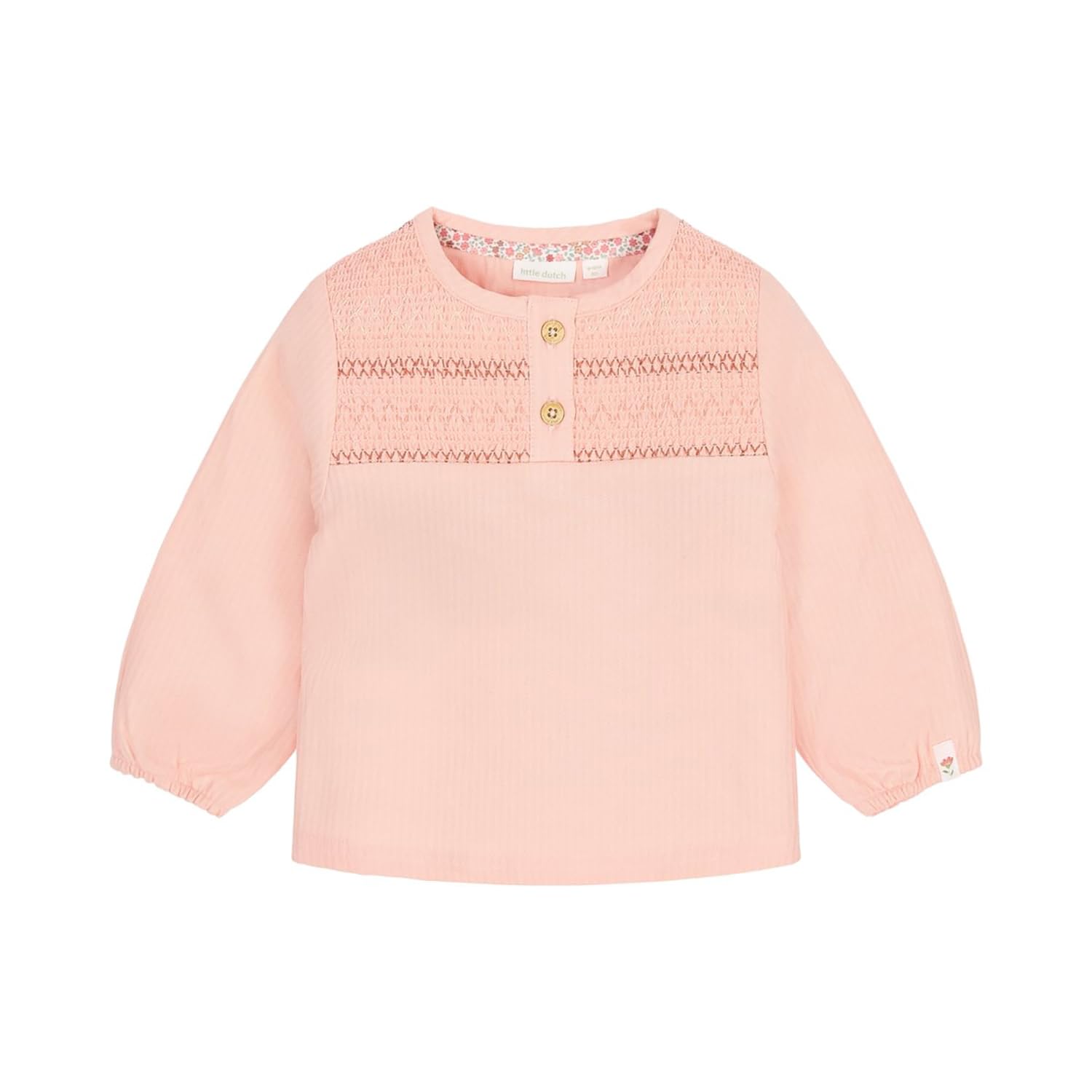 Bluse langarm Blush Pink - Safari Friends rosa (Gr. 74)