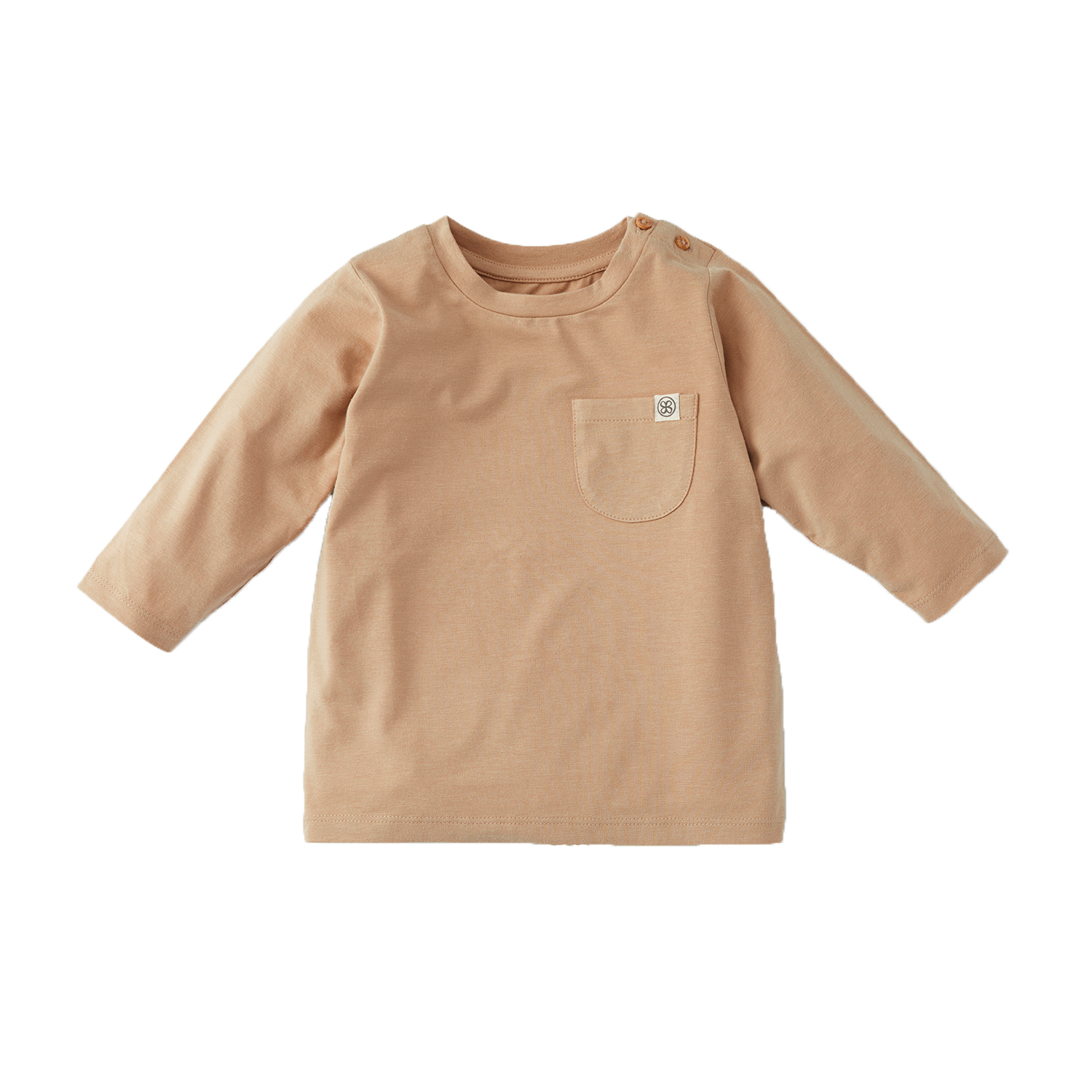 Long Sleeve Shirt / Langarmshirt mit UV-Schutz (UPF 50+) Peanut Brown braun (Gr. 12-18 Monate)