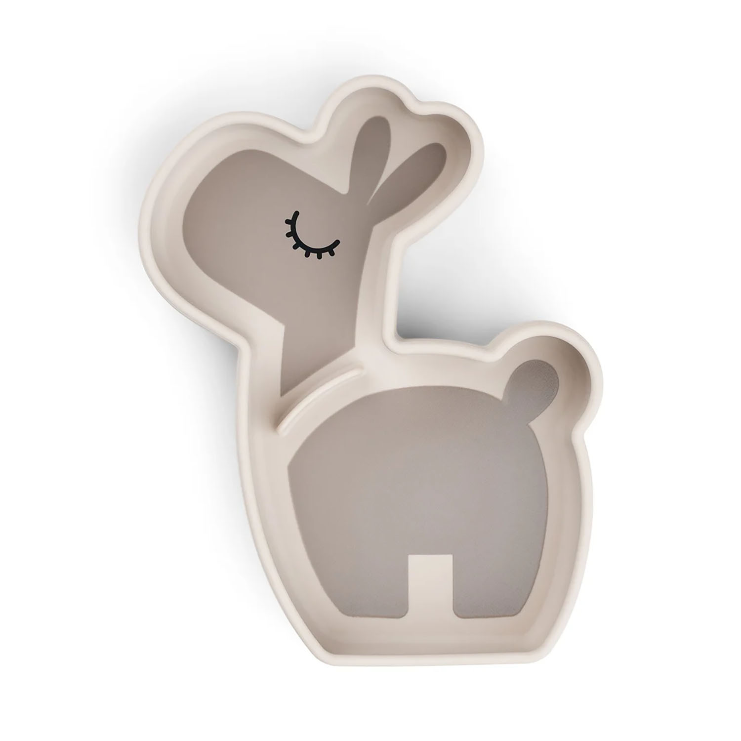 Kindersnackteller Stick & Stay Lama Lalee sand Kindersnackteller Stick & Stay Lama Lalee sand