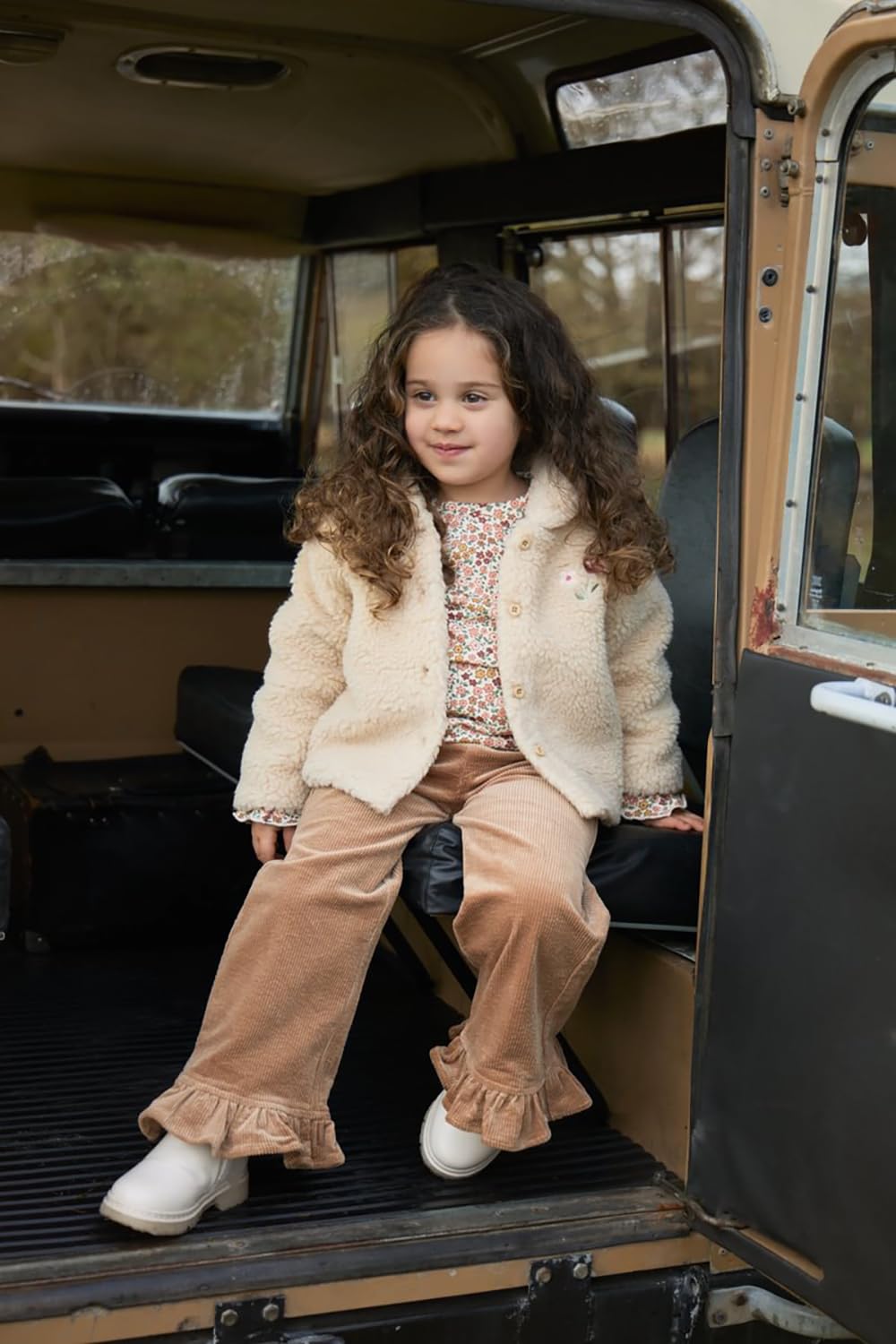Long Sleeve Shirt / Pullover Blumendruck - Safari Friends rosa (Gr. 86)