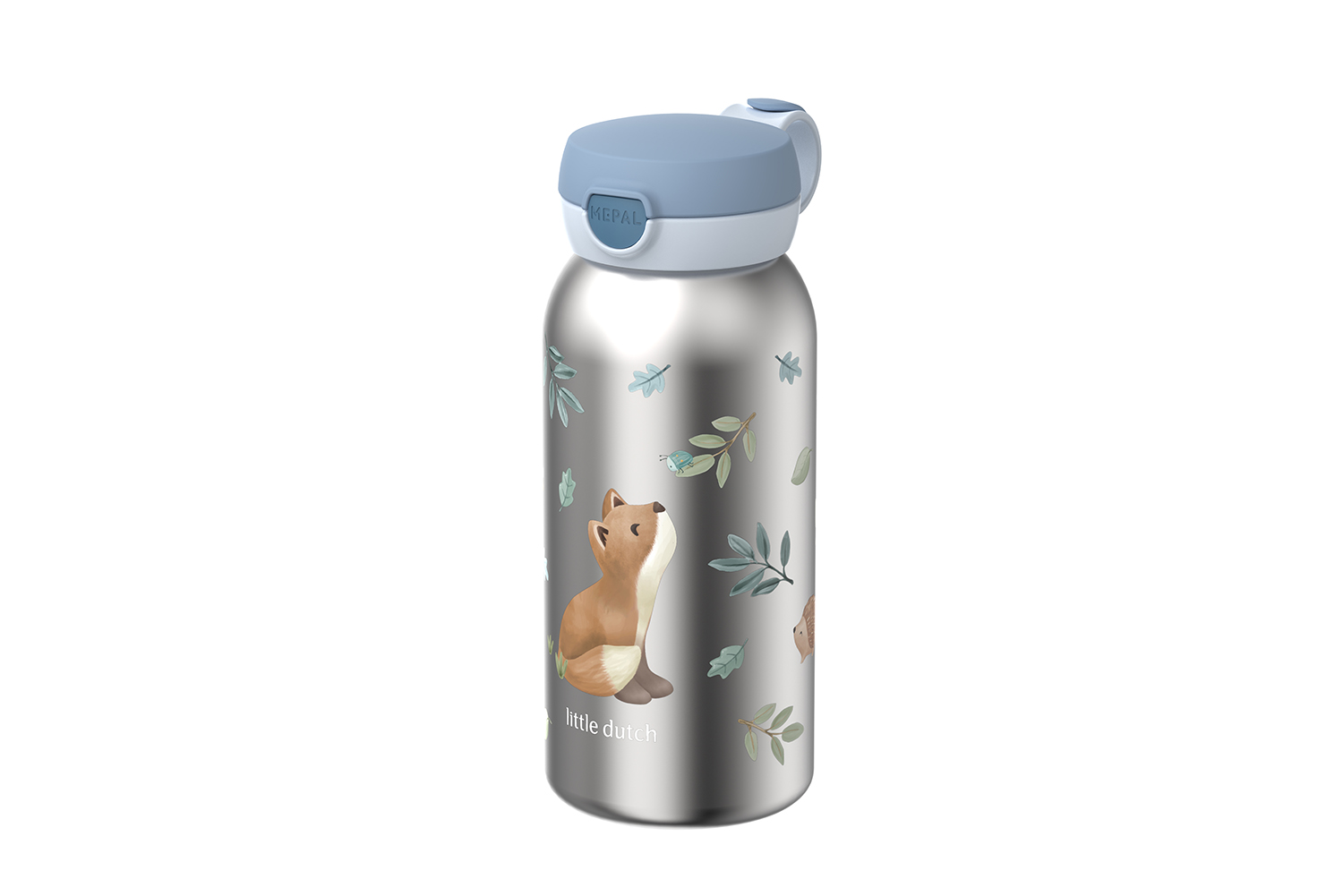 Trinkflasche Edelstahl mit Klappdeckel Campus - Forest Friends 600 ml