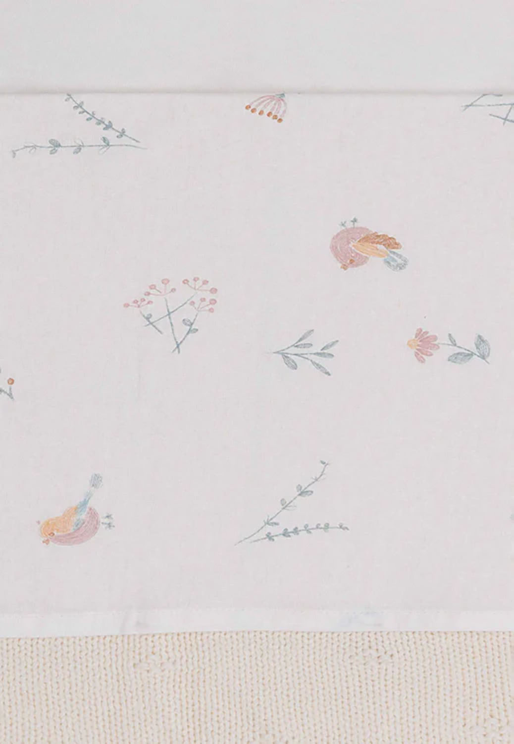 Kinderbettlaken - Lovely Birds (120x150 cm) Kinderbettlaken - Lovely Birds (120x150 cm)