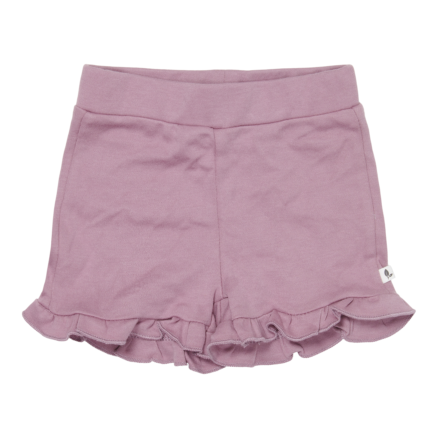 Kurze Hose / Shorts mit Rüschen mauve (Gr. 80)