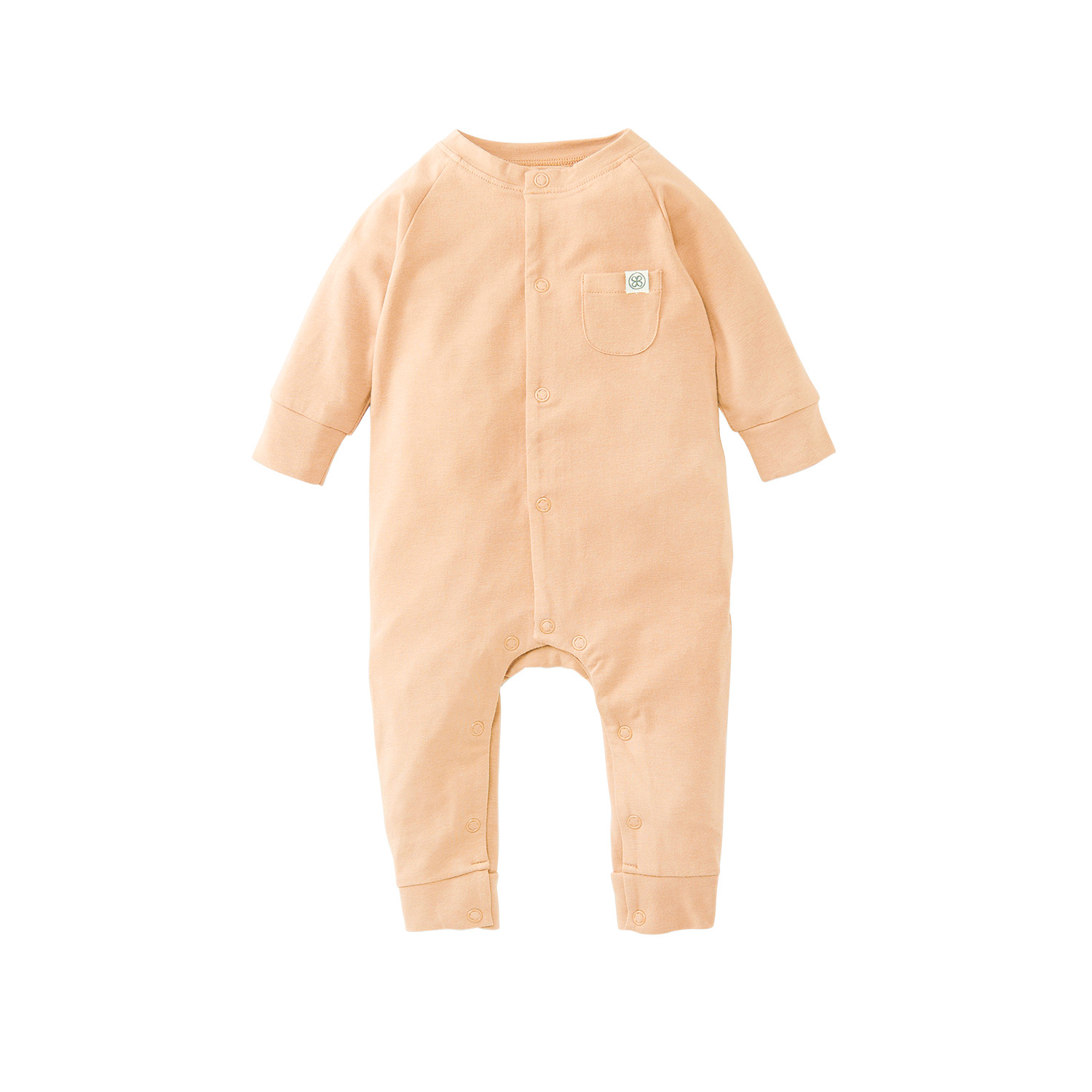 Strampler mit UV-Schutz (UPF 50+) - Peachy Summer / aprikose (Gr. 74/80)