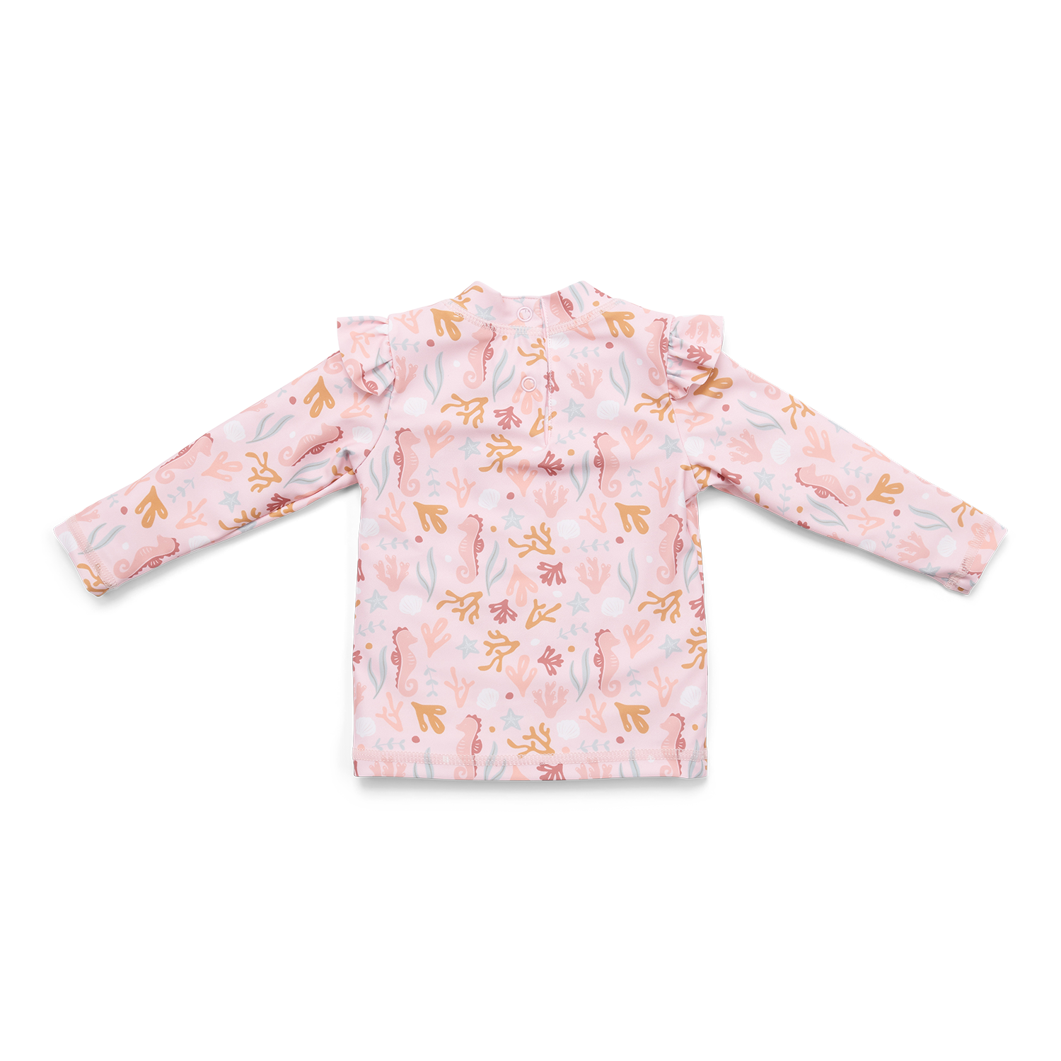 Schwimmshirt mit Rüschen langarm - Ocean Dreams rosa (Gr. 98/104)