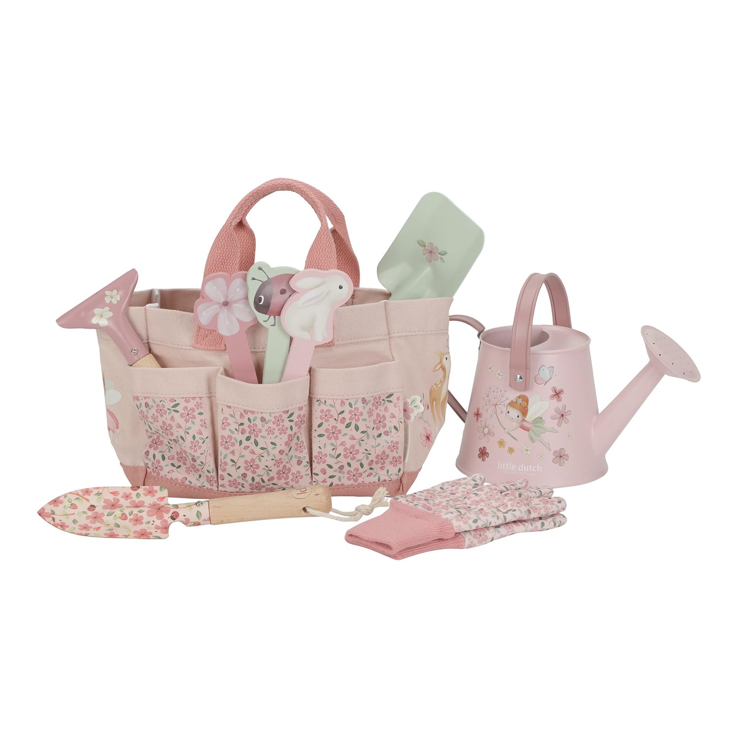 Gartengeräte Set für Kinder inklusive Tasche 10-teilig - Fairy Garden