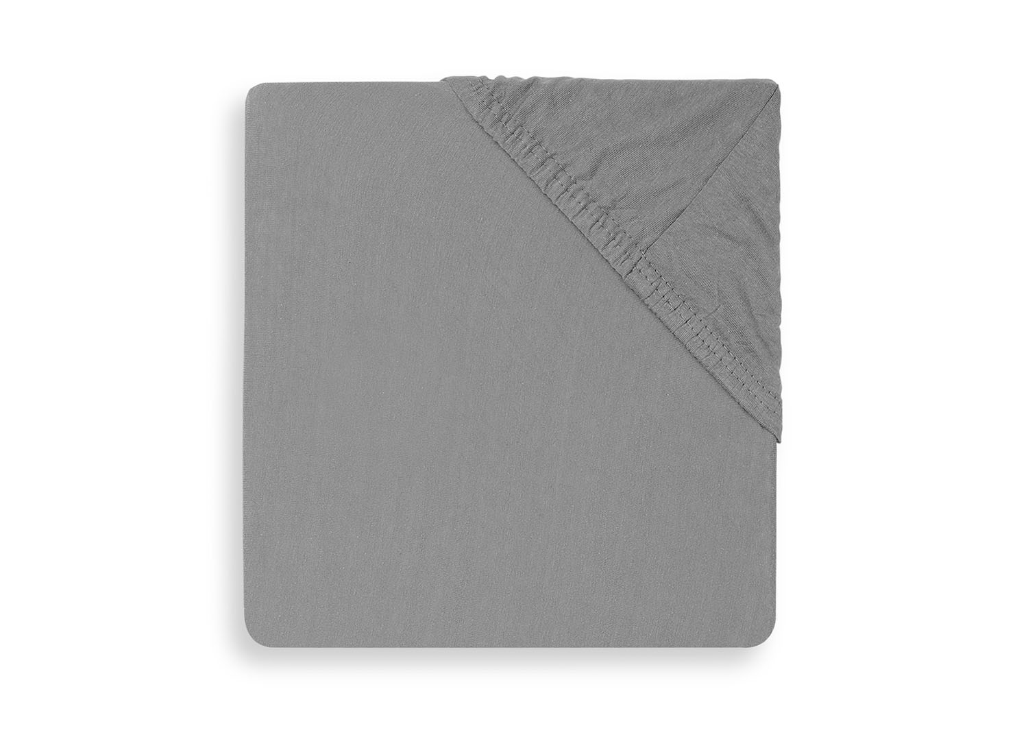 Spannlaken für Laufgitter Jersey grau (75x95 cm)