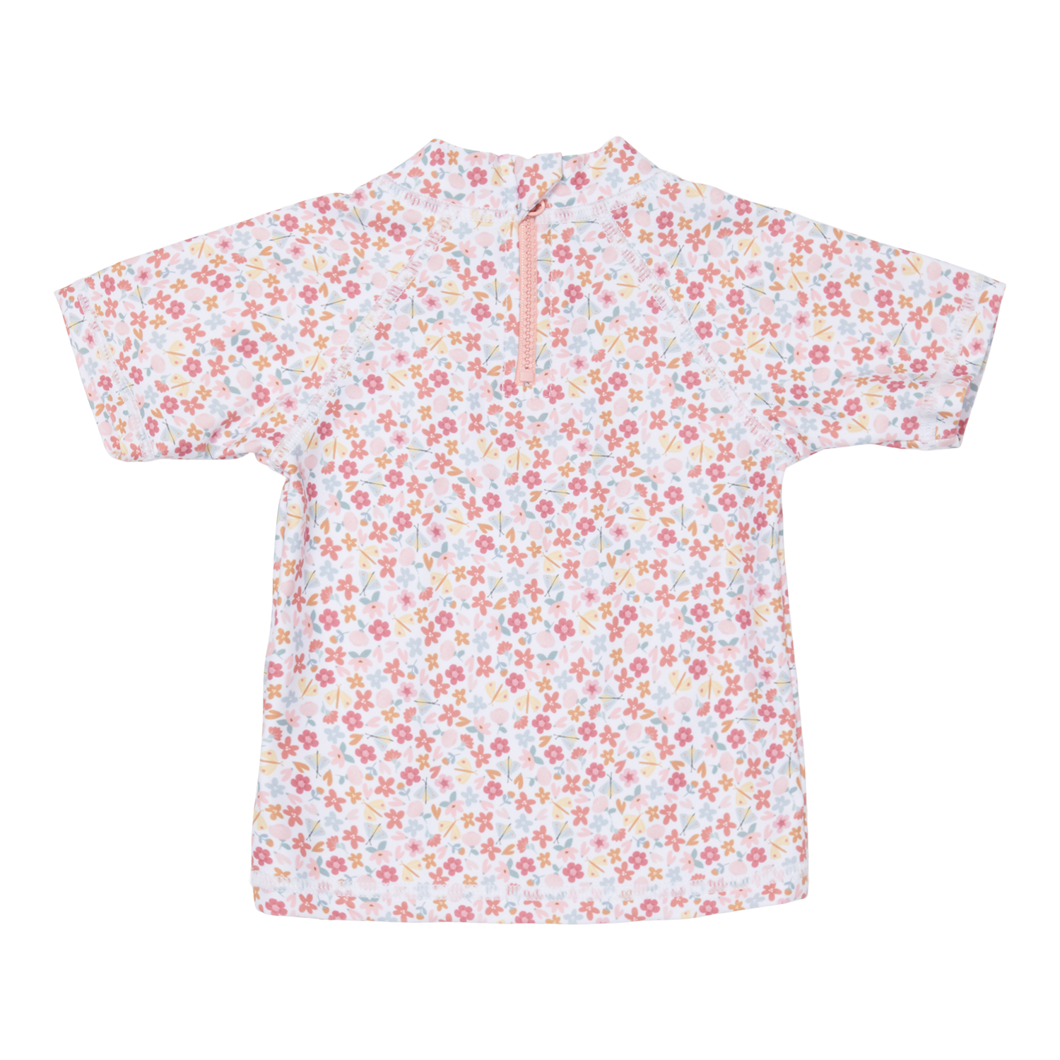 Schwimmshirt kurzarm Summer Flowers weiß (Gr. 98/104)