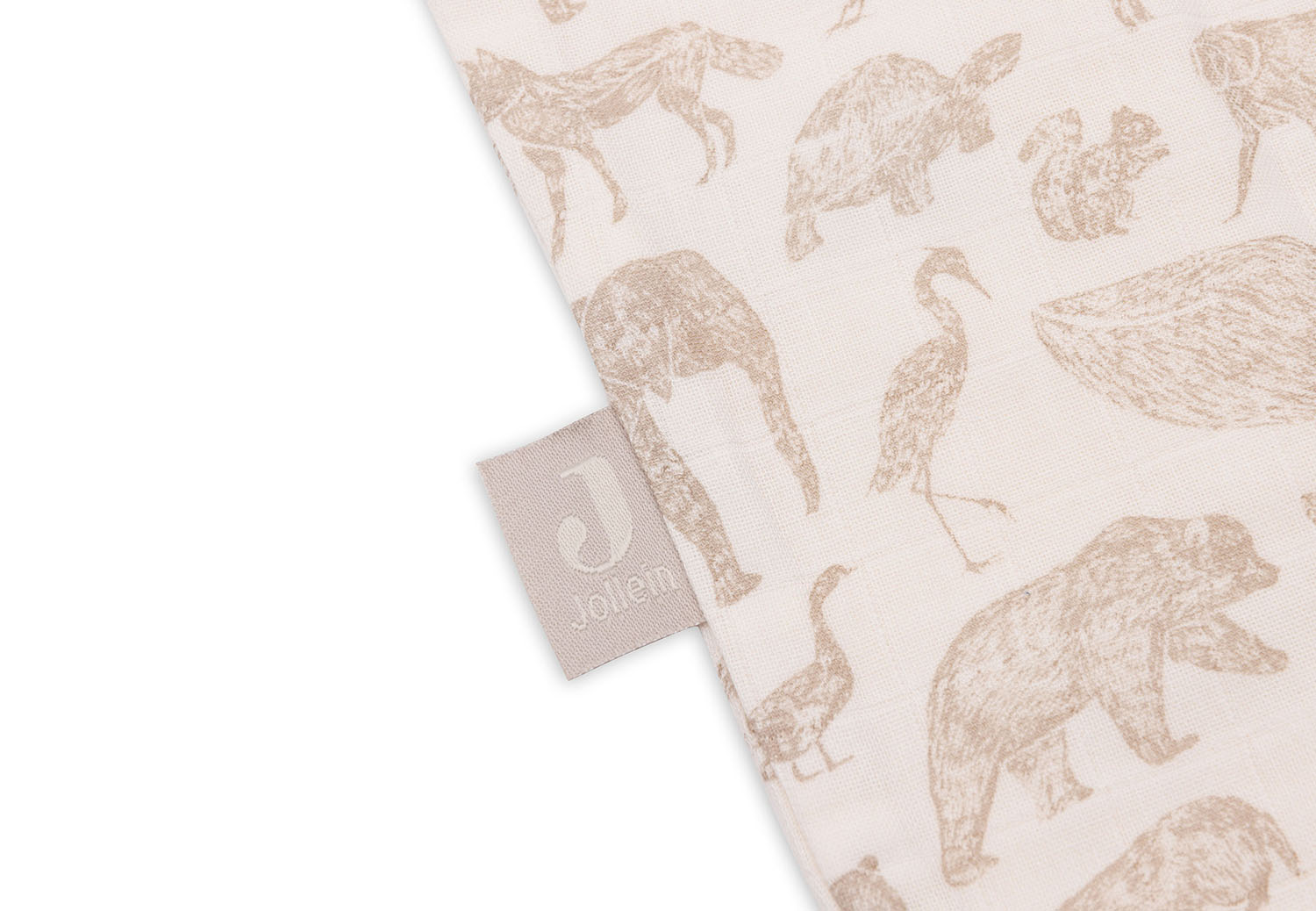 Sommerschlafsack Baumwolle Animals nougat (Gr. 90 cm)