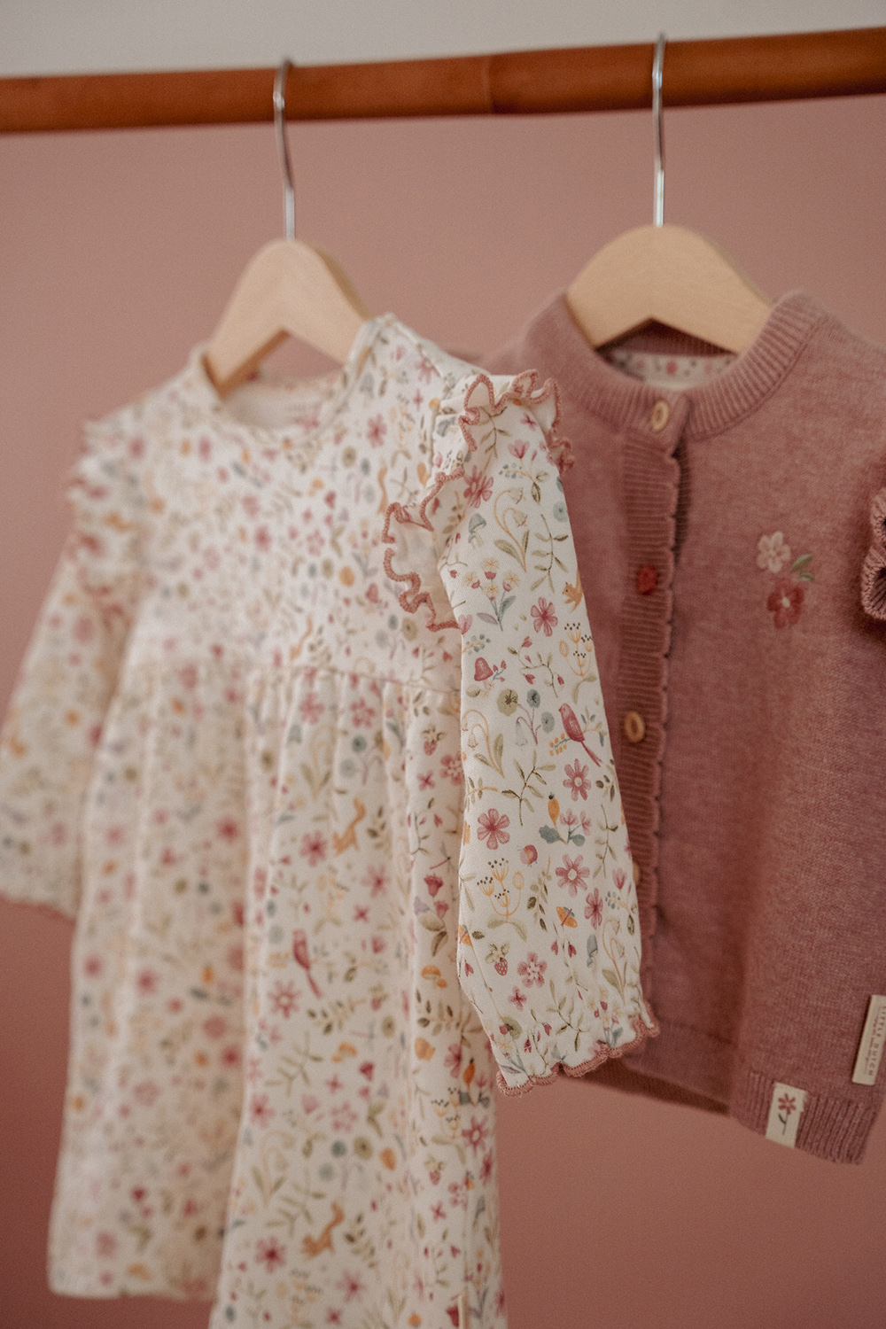 Kleid langärmlig mit Rüschen - Fairy Garden (Gr. 62)
