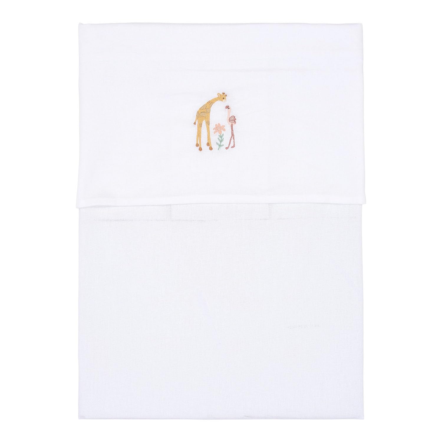 Babybettlaken Wiegenlaken bestickt Blooming Safari - Safari Fiends (70x100 cm)
