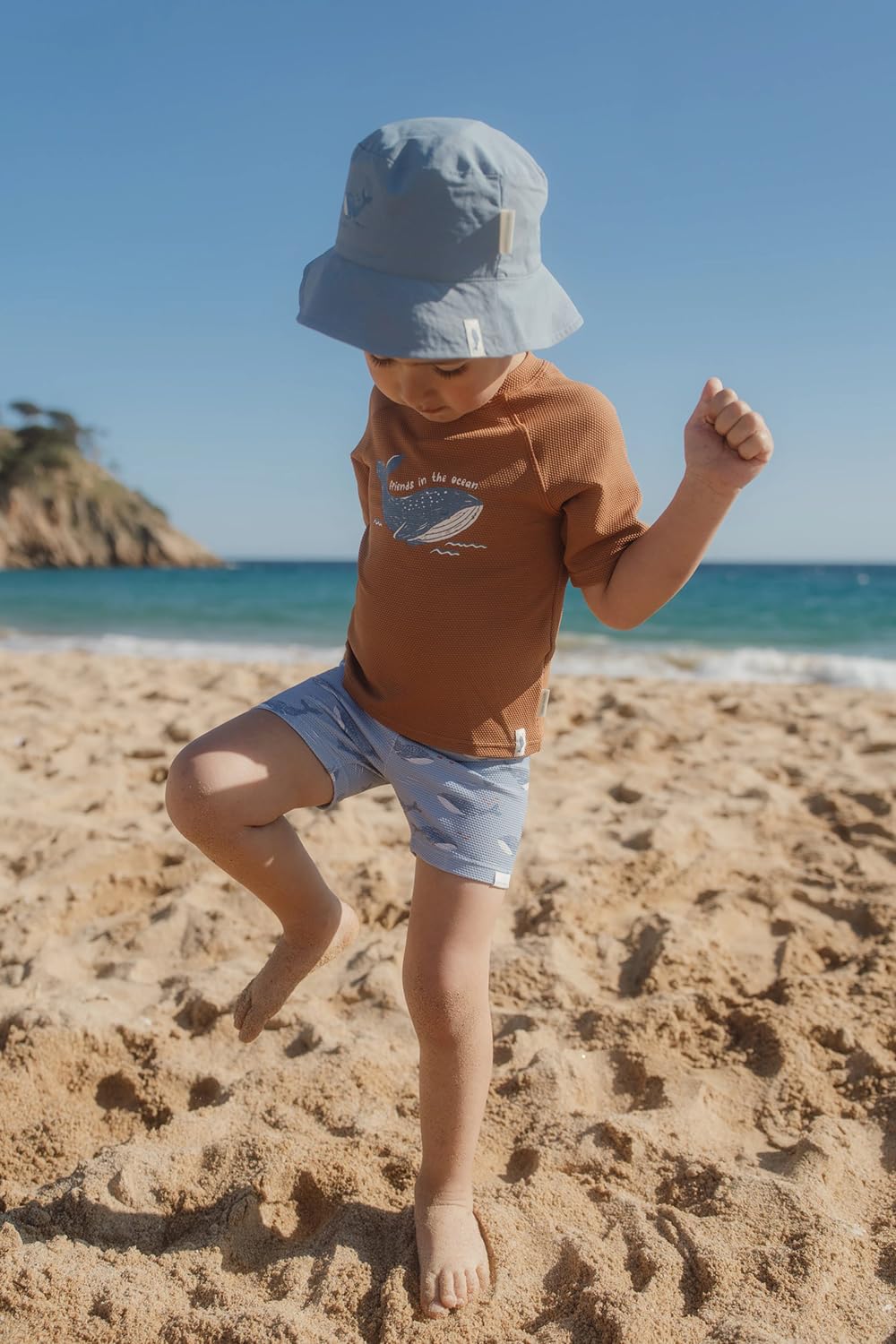 Sonnenhut wendbar - Ocean Splash (Gr. 0-12 Monate)