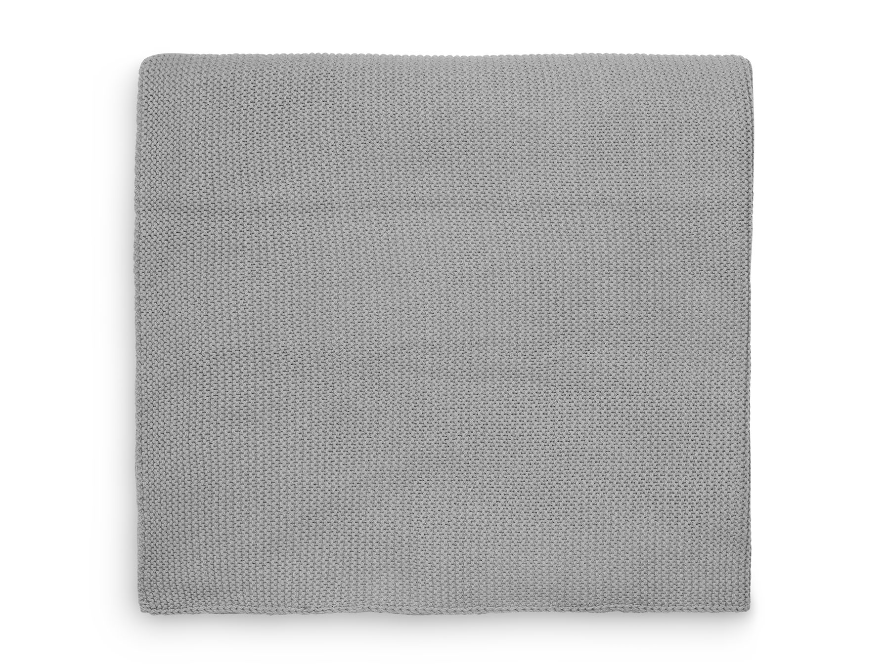 Kinderdecke Strickdecke Basic Knit grau (100x150 cm)