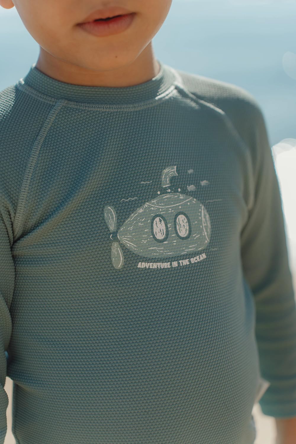 Schwimmshirt langarm - Ocean Green grün (Gr. 86/92)