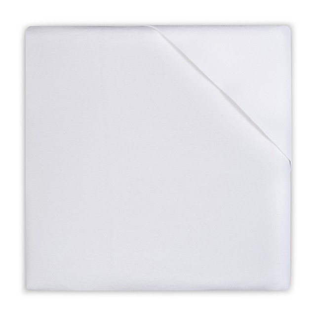 Molton Matratzenschoner wasserabweisend weiß (40 x 50 cm)