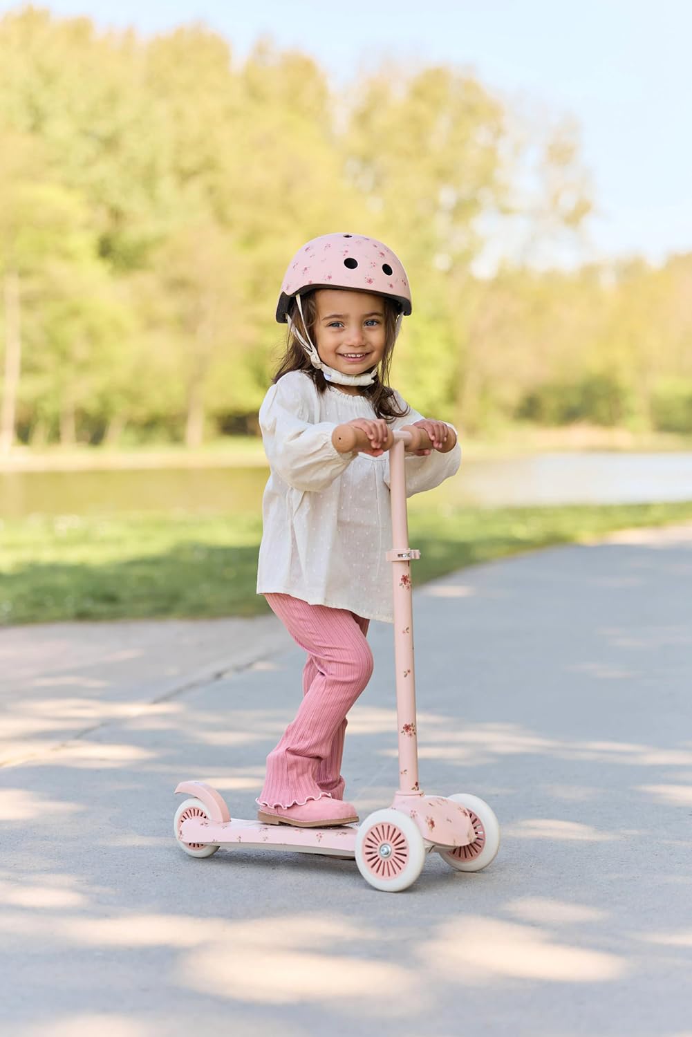 Kinderroller / Tretroller - Fairy Floral pink