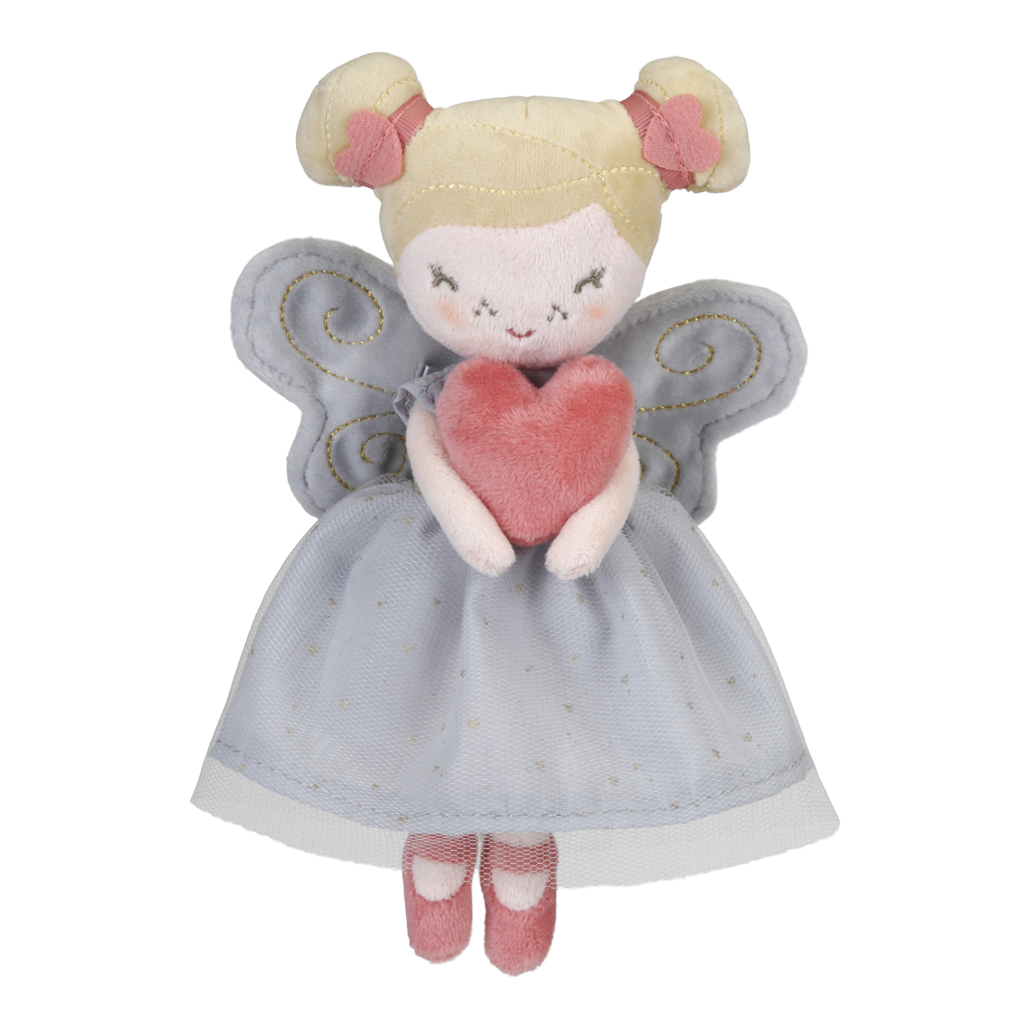 Stoffpuppe Fee der Liebe - Fay mit Herz (20 cm) Stoffpuppe Fee der Liebe - Fay mit Herz (20 cm)