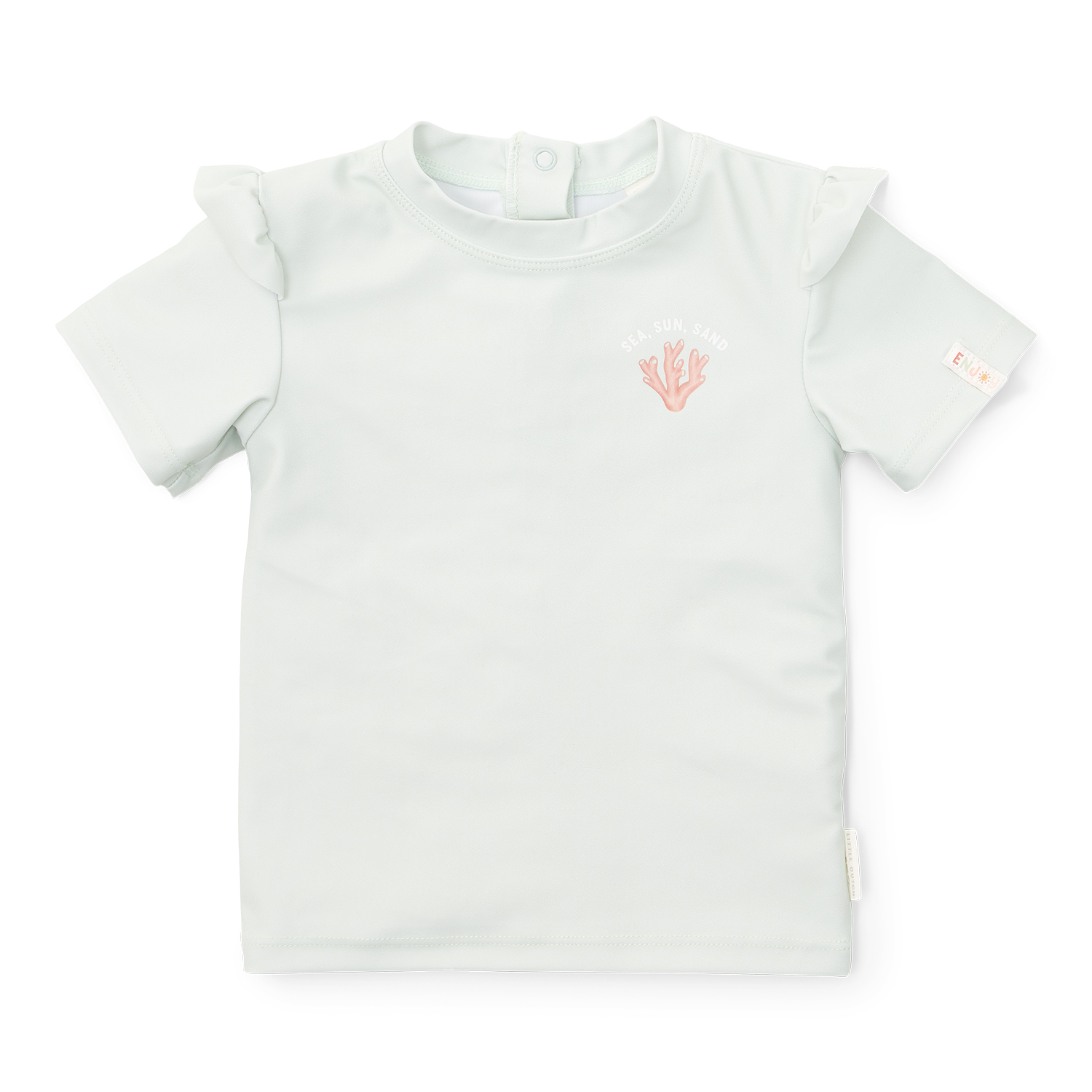 Schwimmshirt mit Rüschen kurzarm Sea Green mint (Gr. 62/68) Schwimmshirt mit Rüschen kurzarm Sea Green mint (Gr. 62/68)