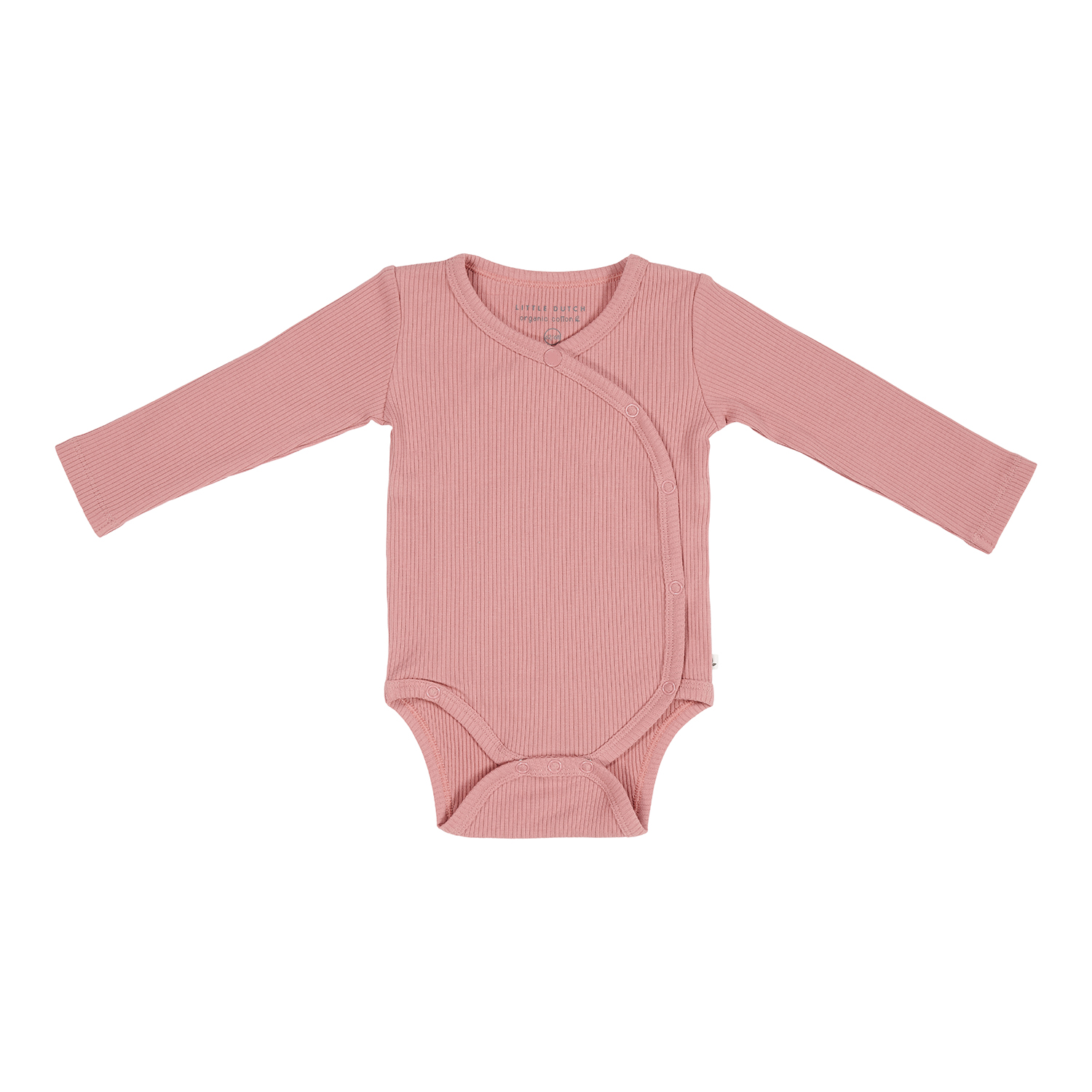 Body Rippe langarm vintage pink (Gr. 74/80)