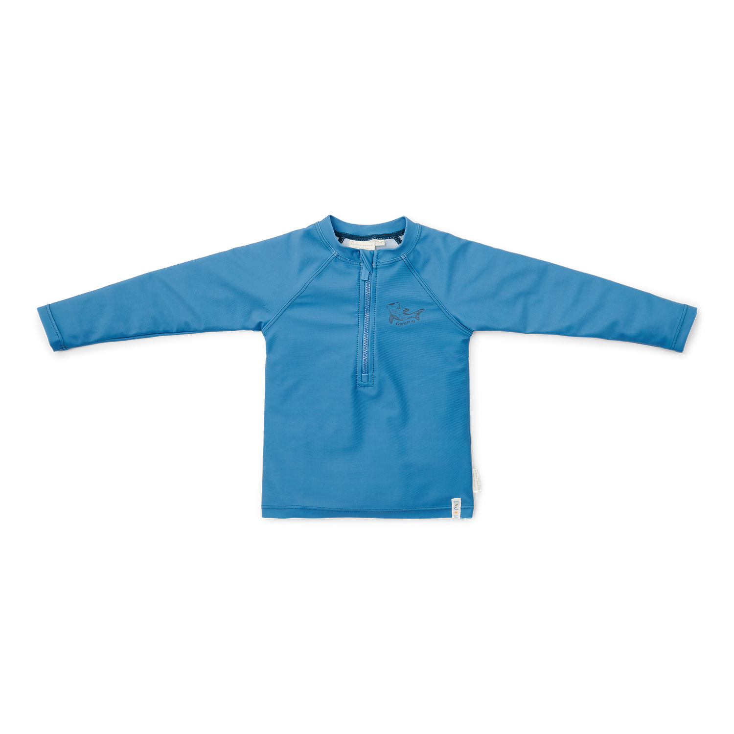 Schwimmshirt langarm Blue Whale blau (Gr. 86/92)