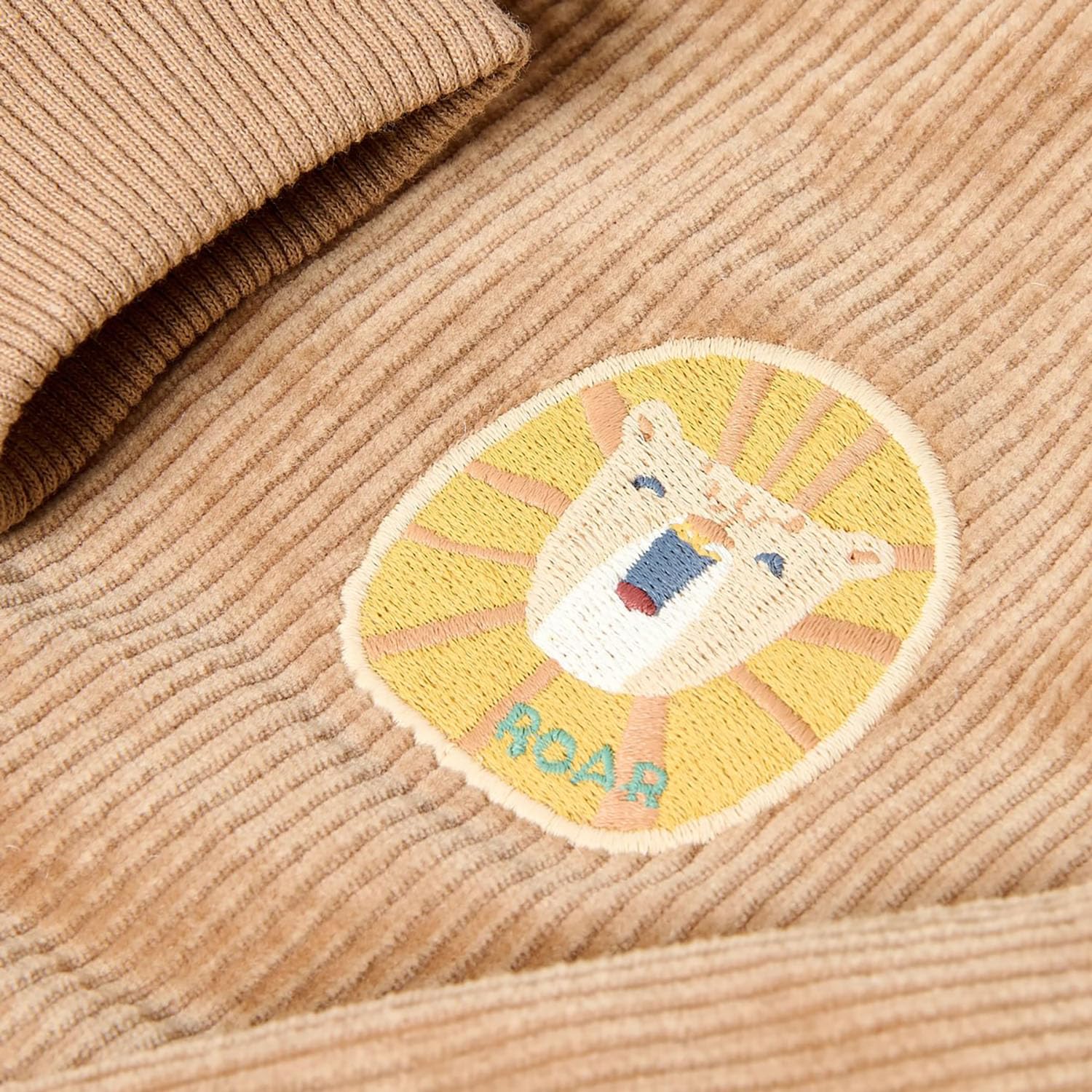 Cordjacke Mudstone - Safari Friends braun (Gr. 98)