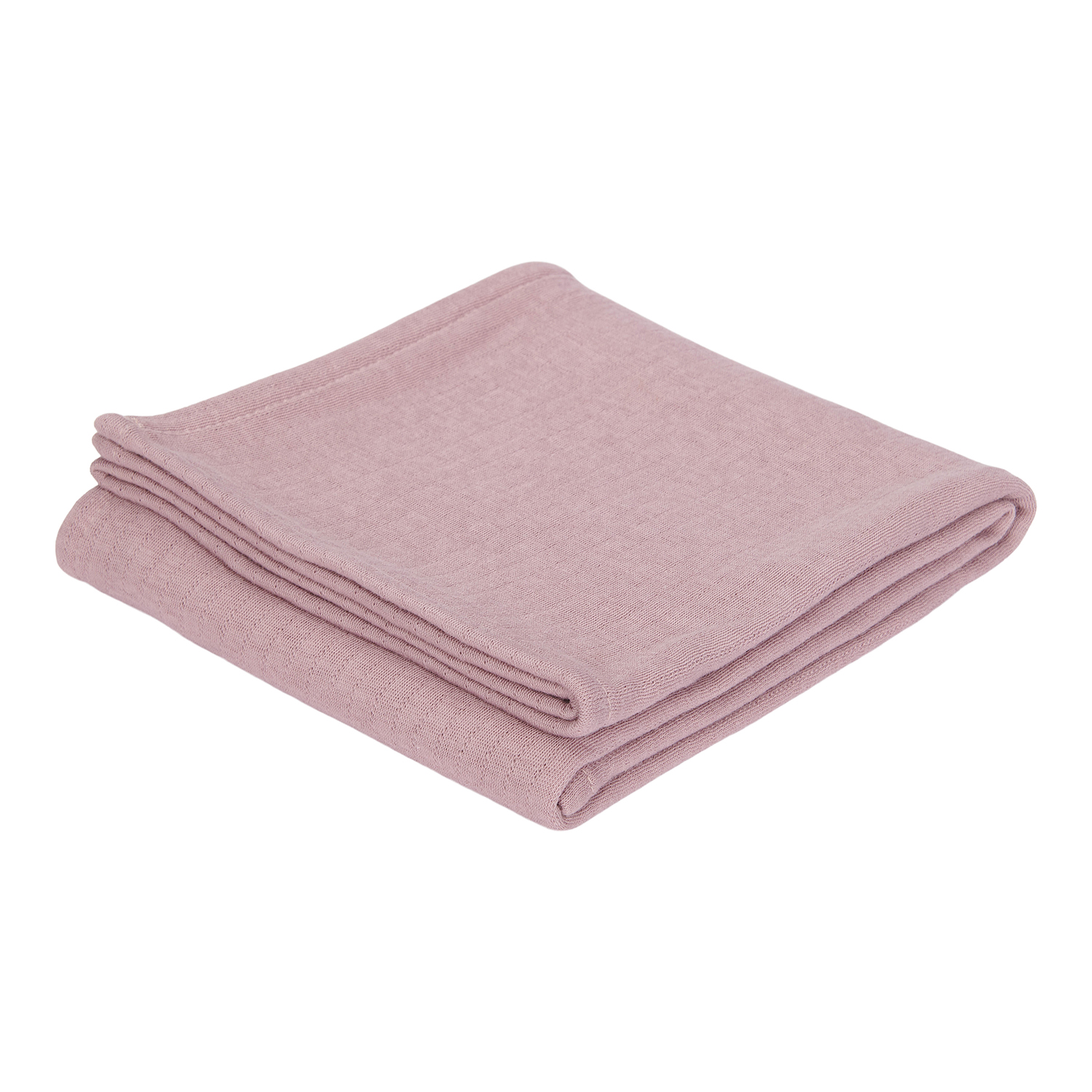 Musselin Swaddle Tuch / Pucktuch Pure mauve (120x120 cm)