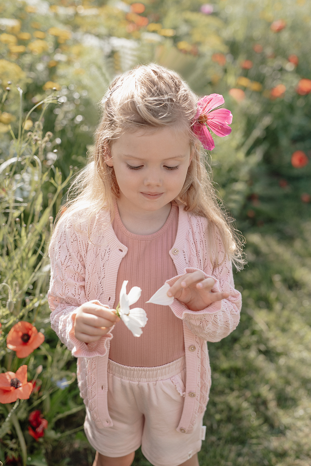T-Shirt mit Rüschen - Fairy Garden Pink Blush (Gr. 86)