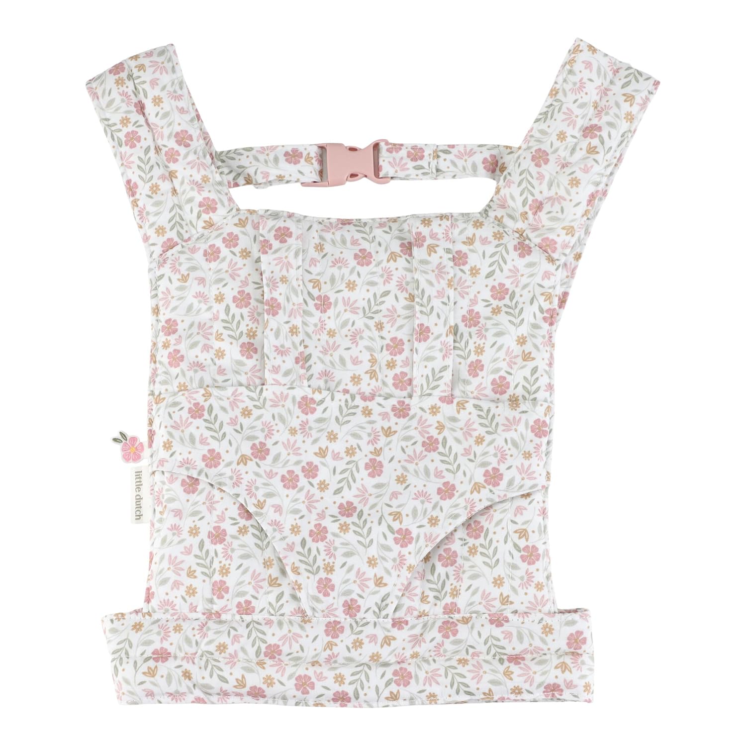 Puppentrage - Soft Flowers rosa