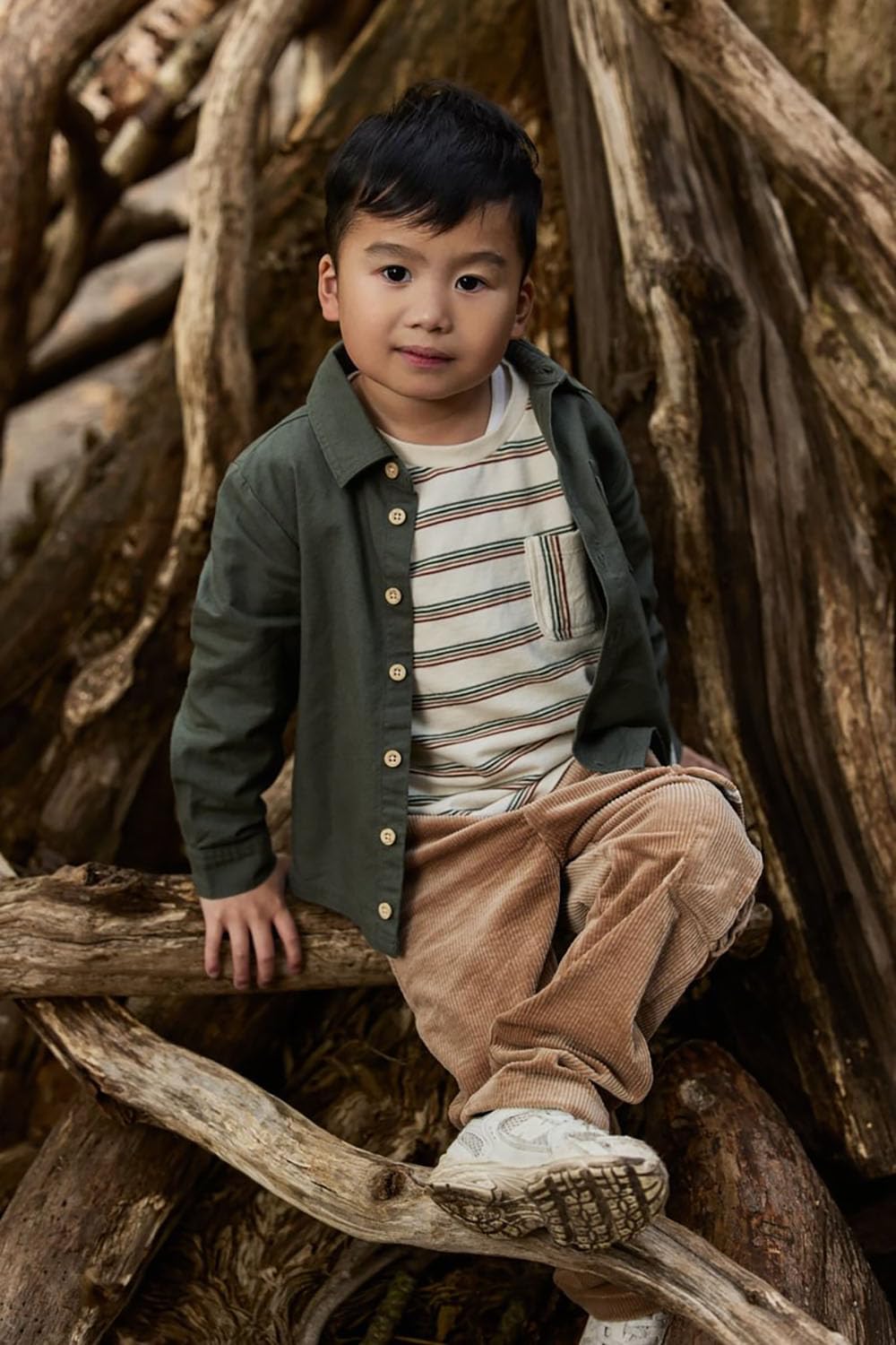 Hose / Cordhose Mudstone - Safari Friends braun (Gr. 80)