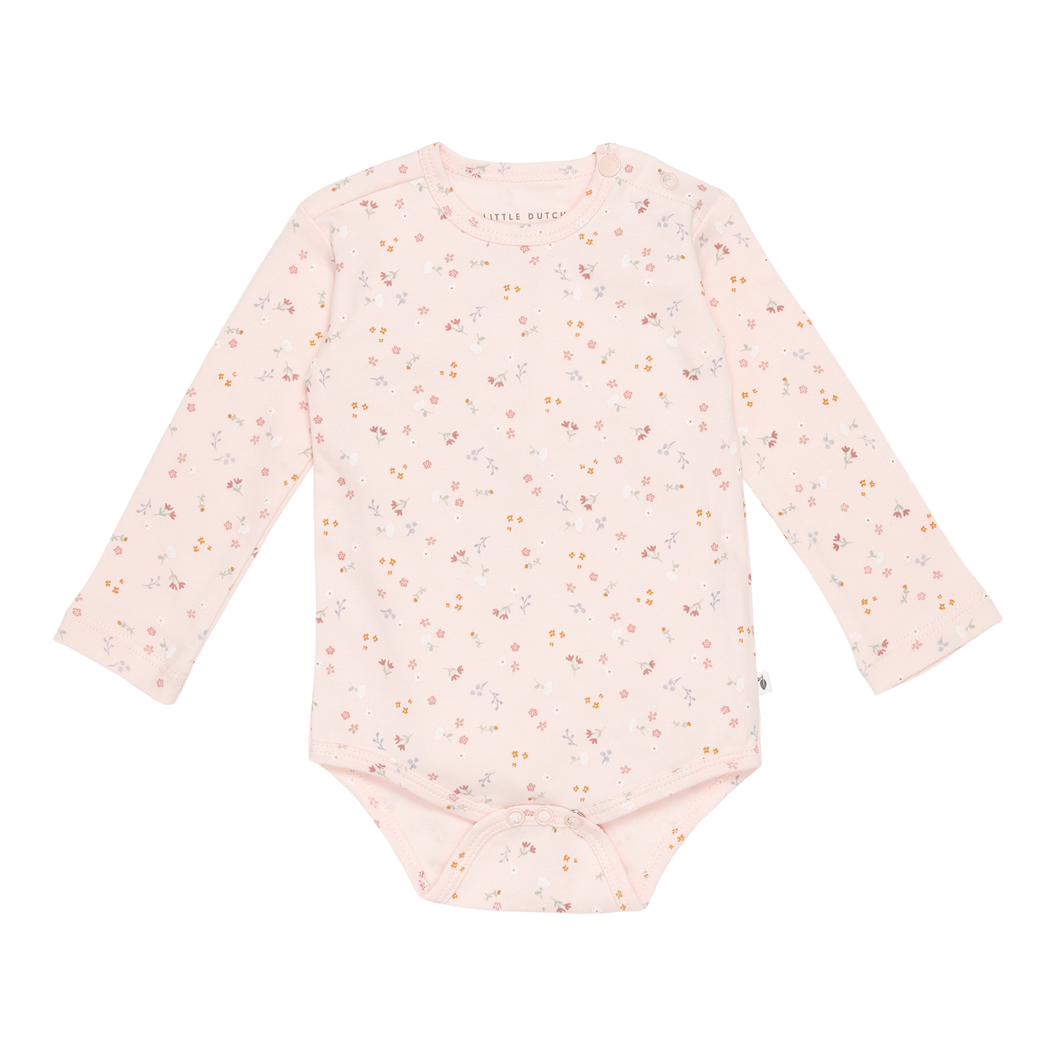 Body langarm Little pink Flowers (Gr. 50/56)