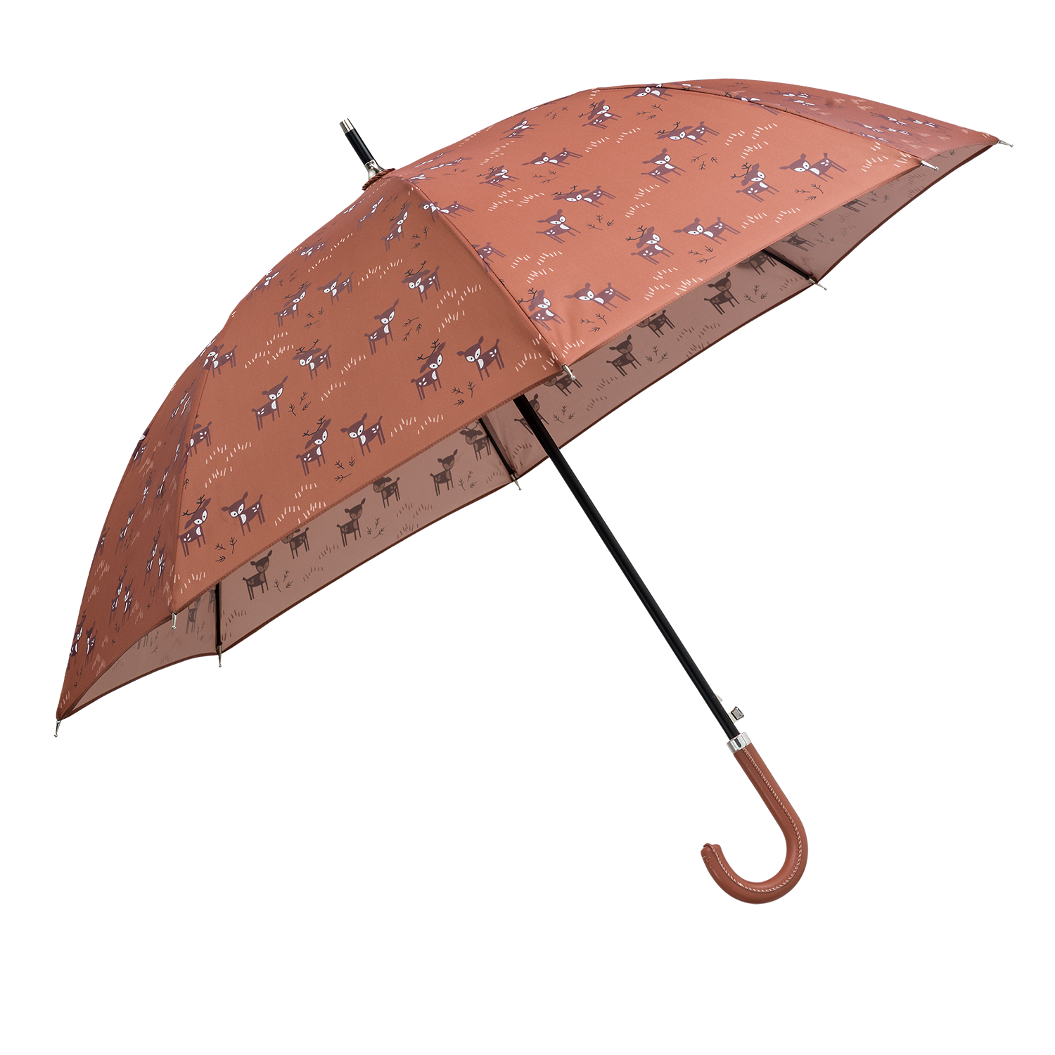 Regenschirm Reh kupfer